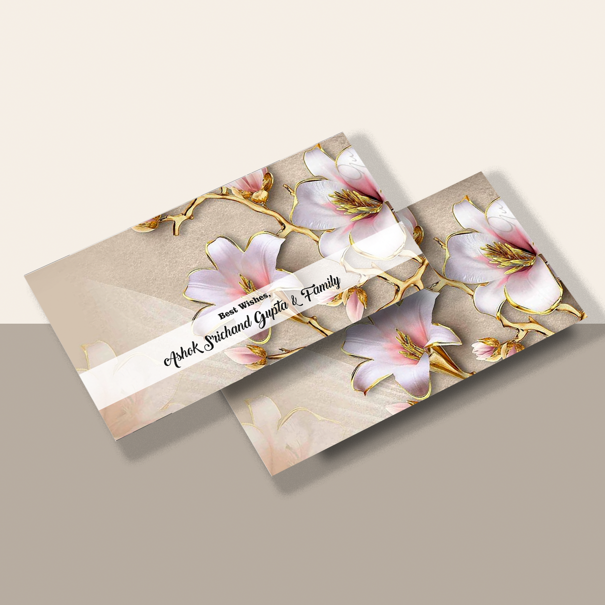 Personalised Money Envelope Elegance