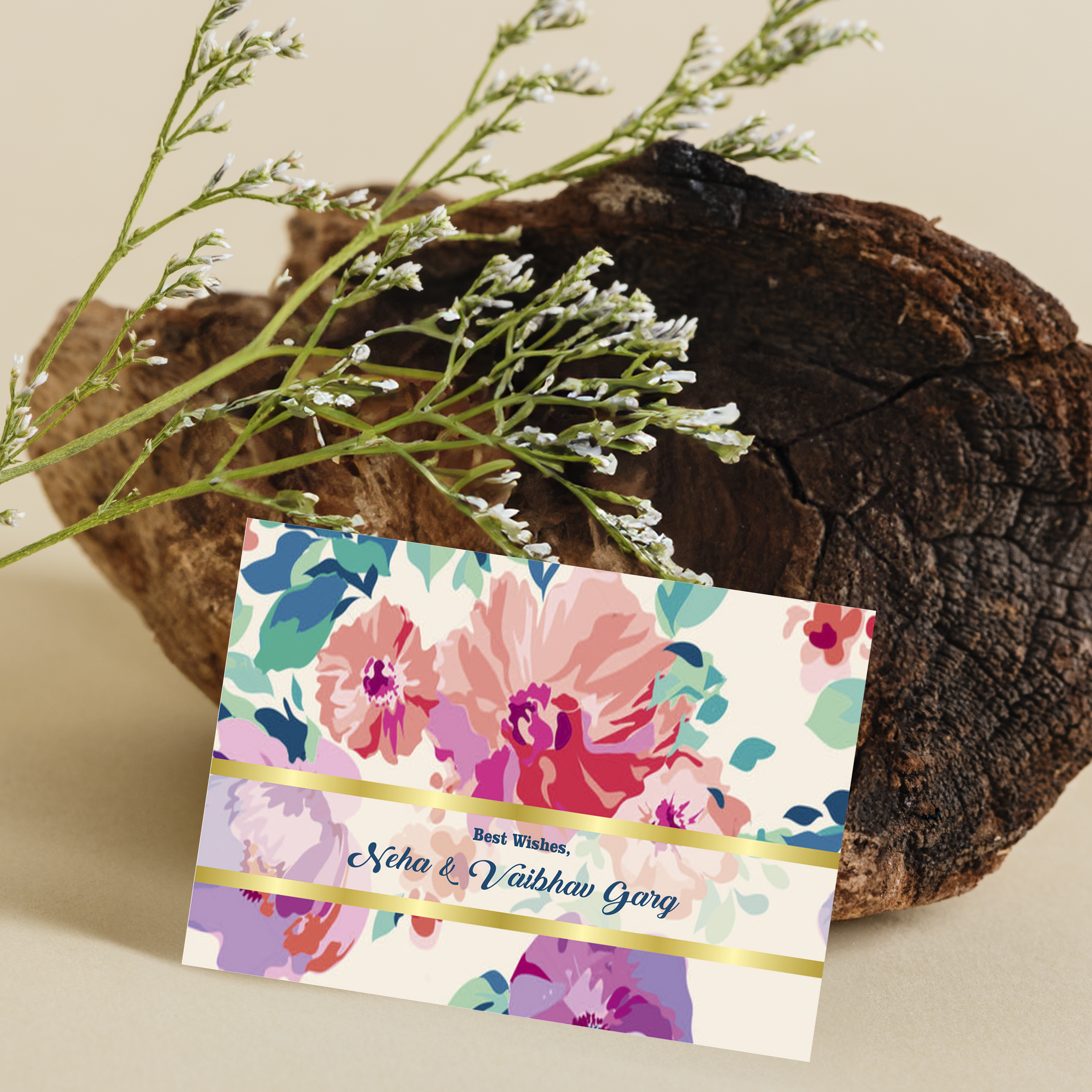 Personalised Gift Tag-Floral Breeze