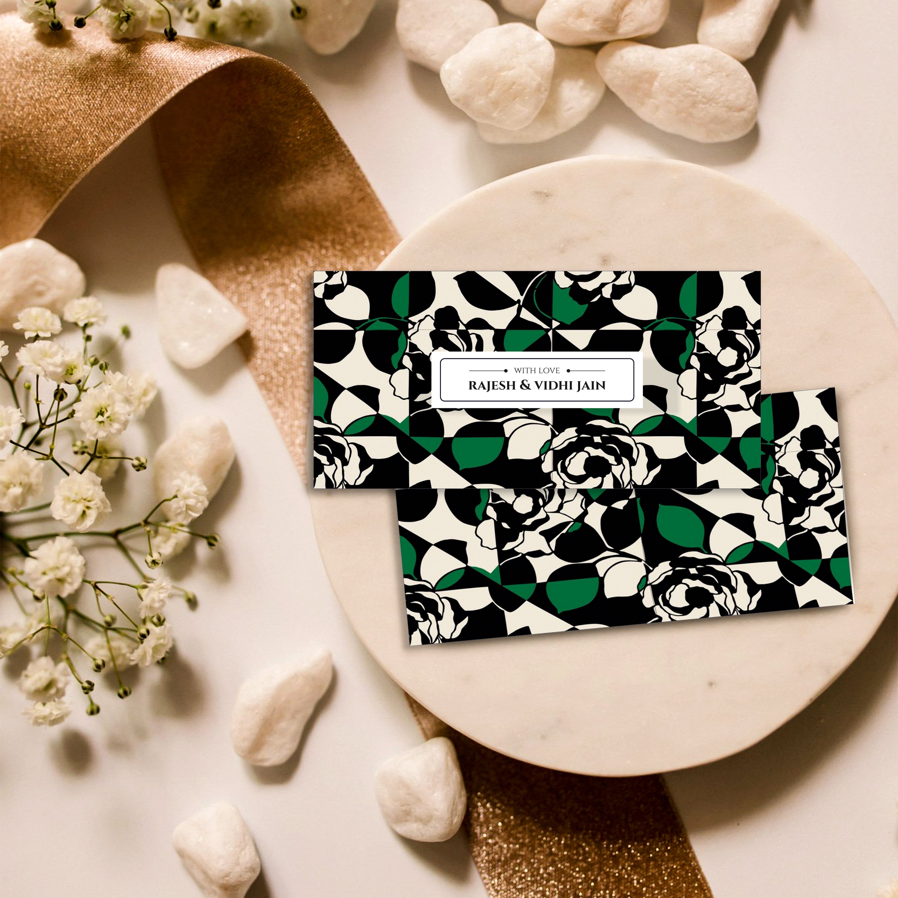 Money Gift Envelope Glass Paint