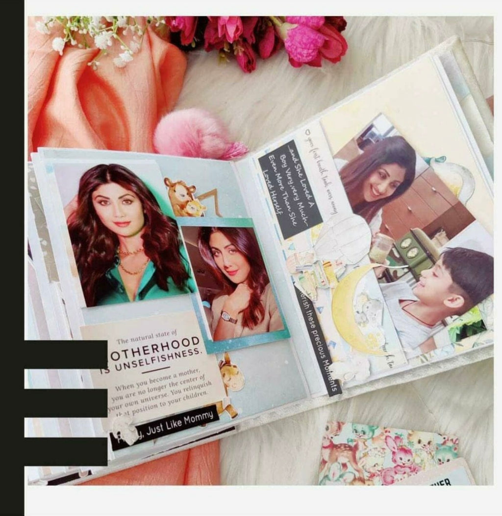 1st Year Memory Book- White Samisha