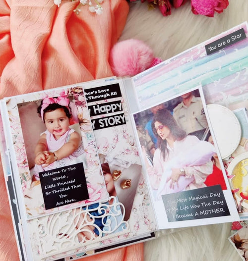 1st Year Memory Book- White Samisha