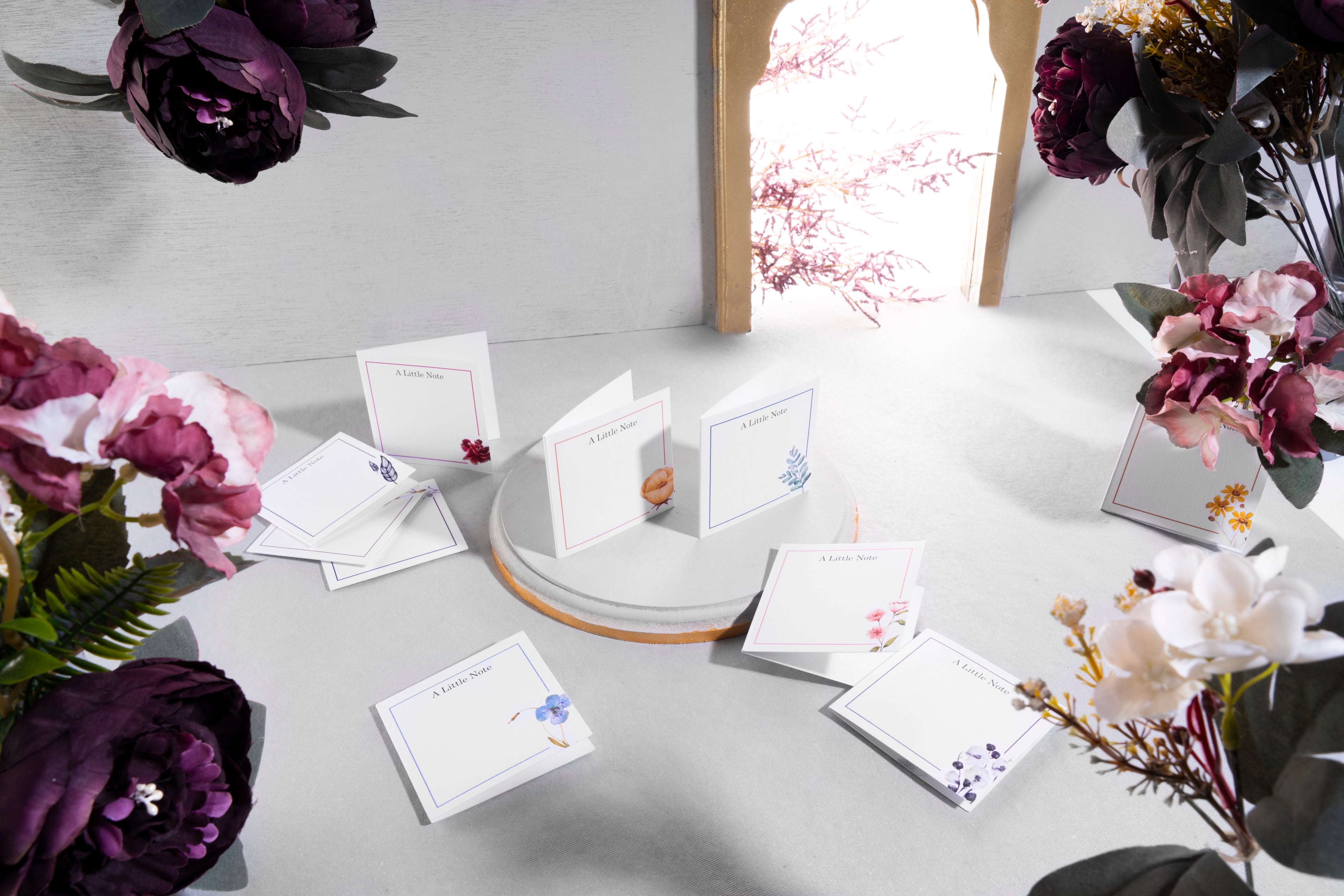 Folding Notecards Assorted Set of Notecards