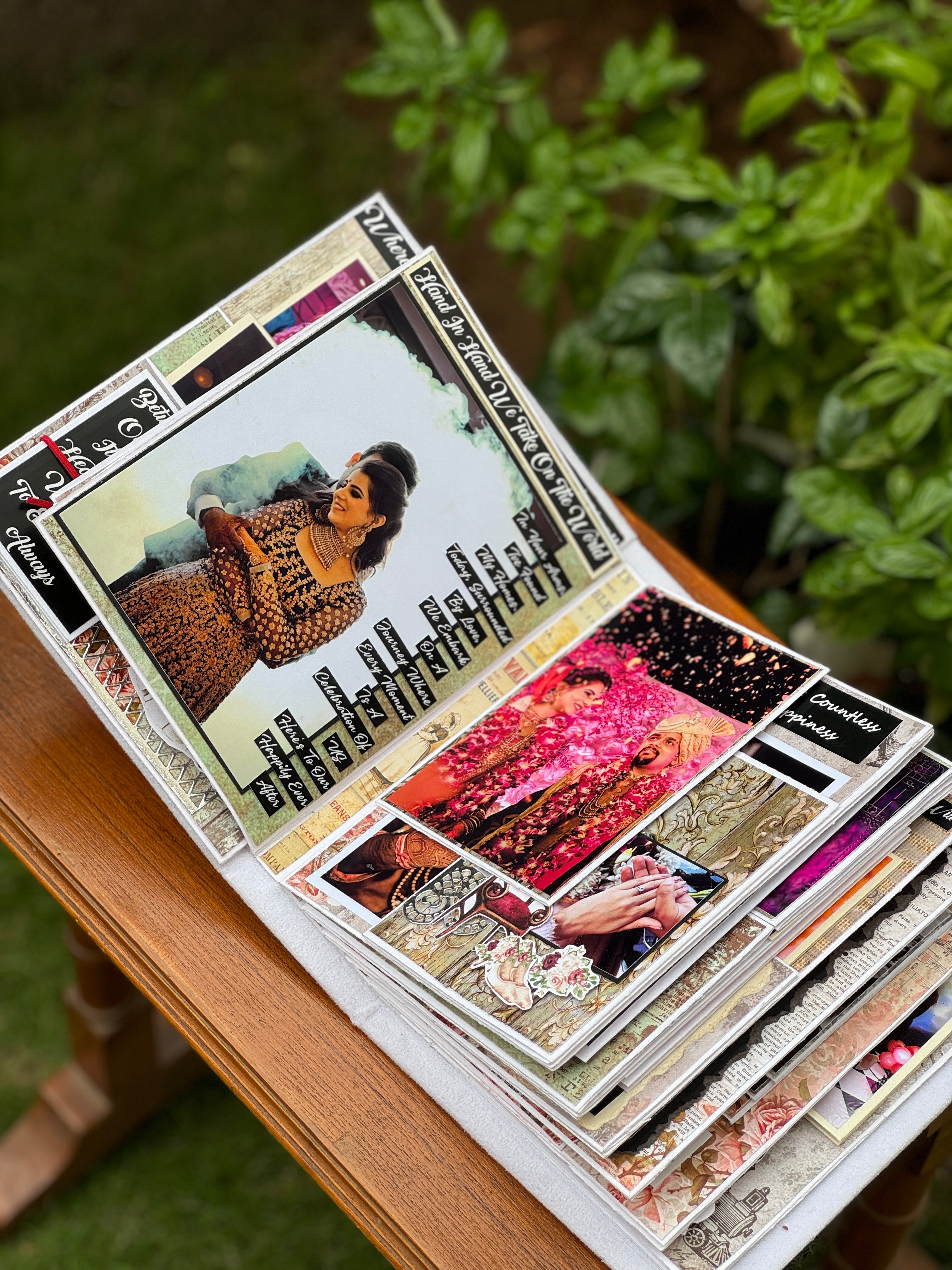 Premium Wedding Album- timeless treasure pastel
