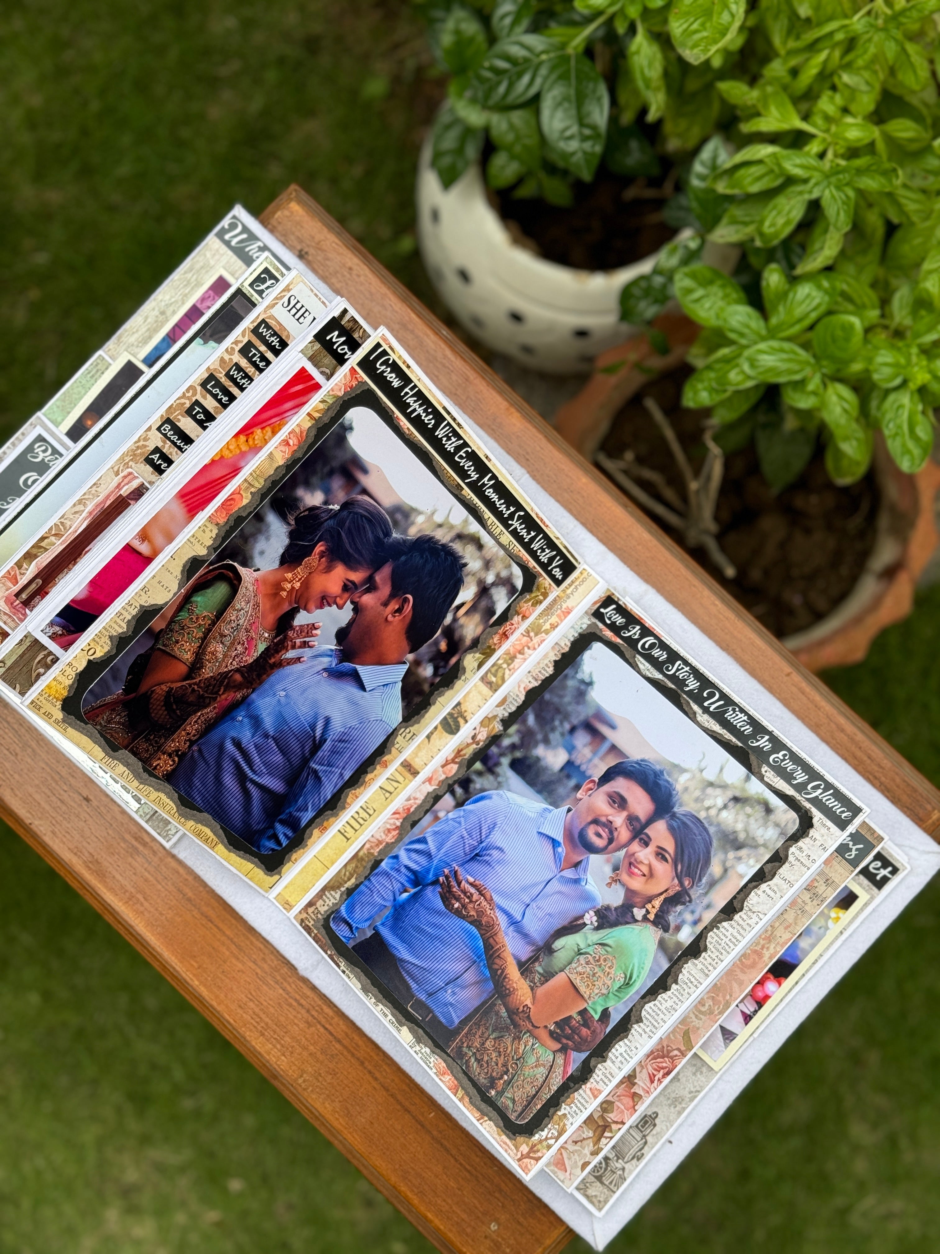 Premium Wedding Album- timeless treasure pastel