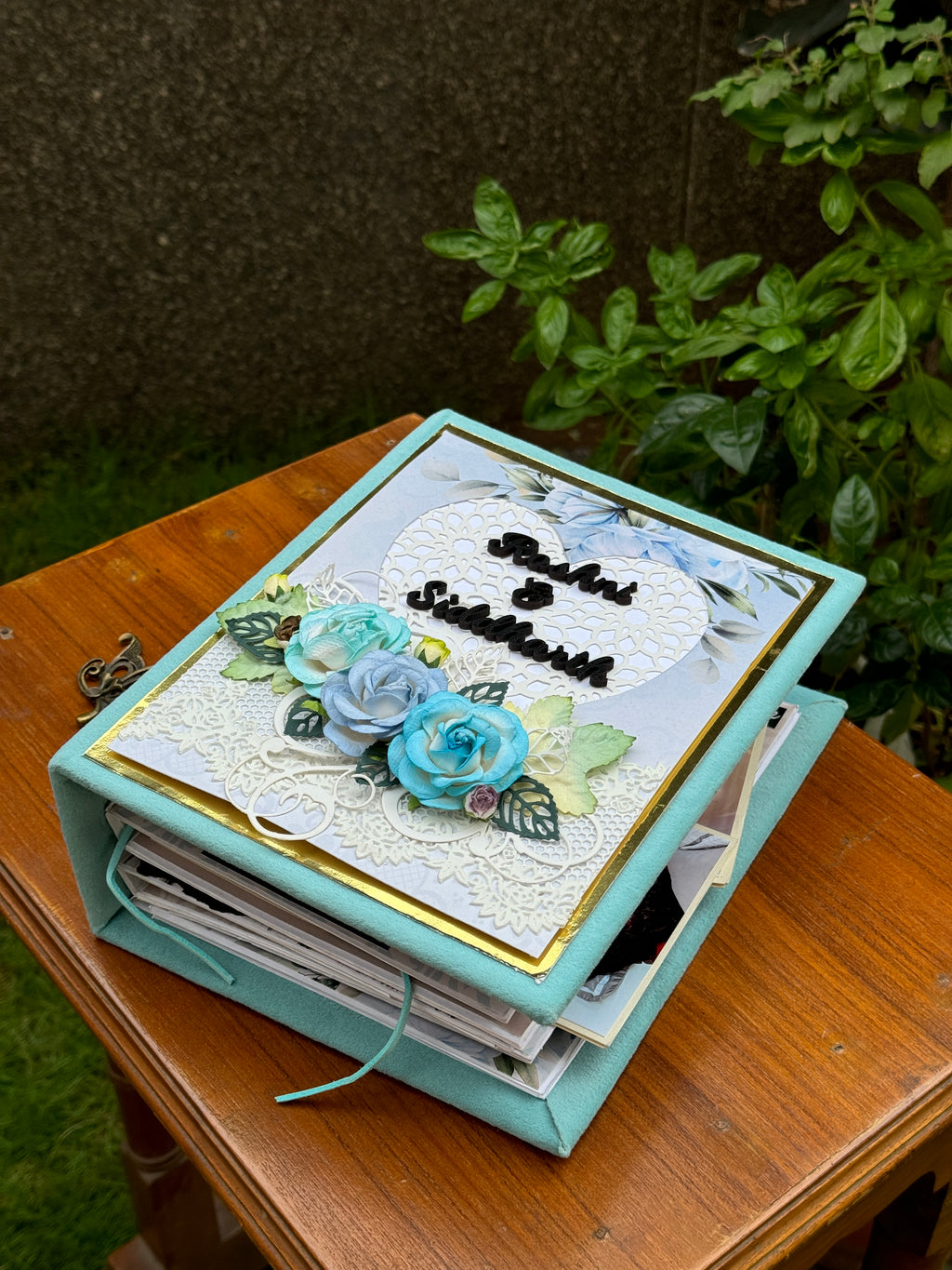 Family memory book- White Wedding
