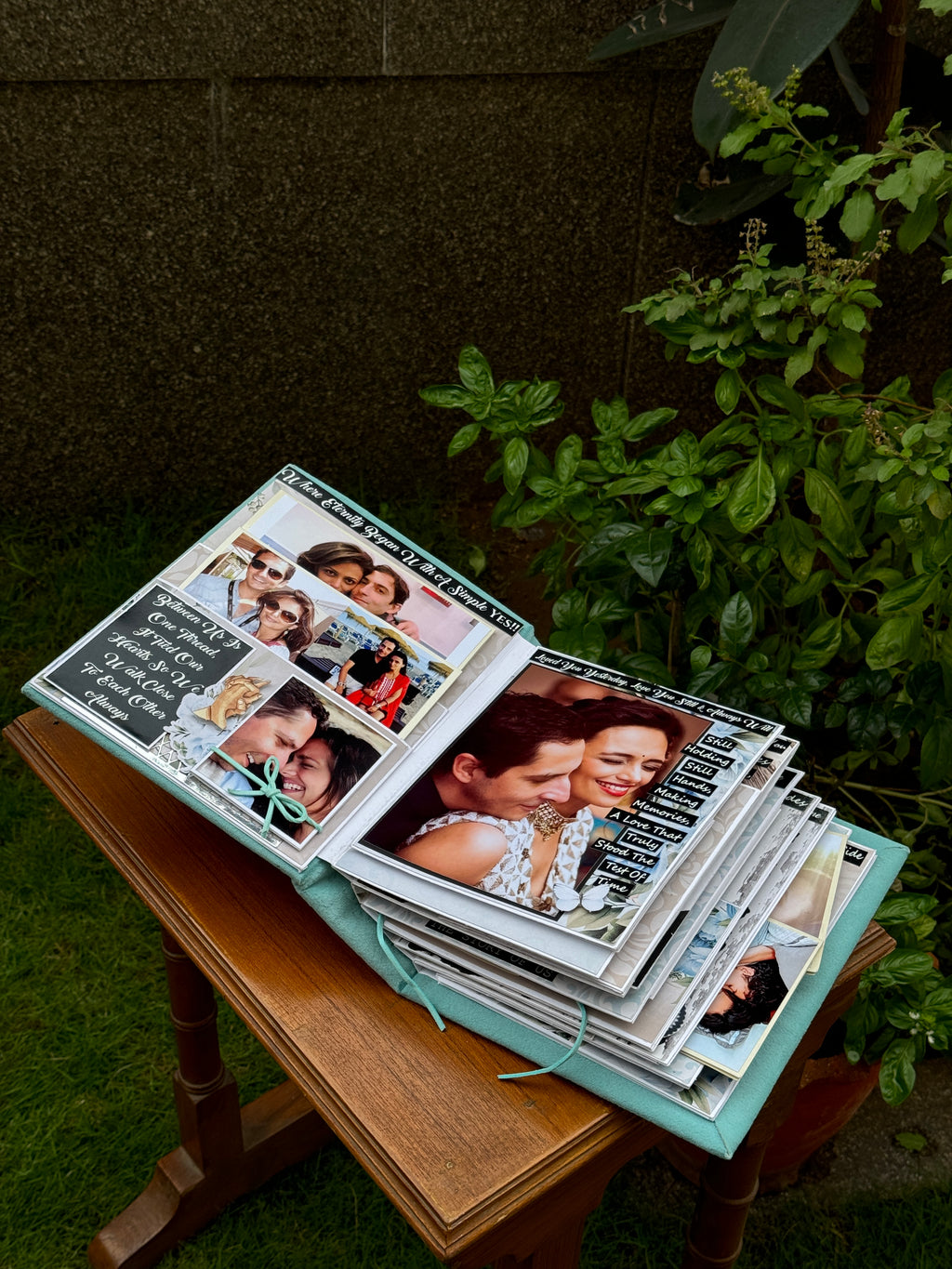 Family memory book- White Wedding