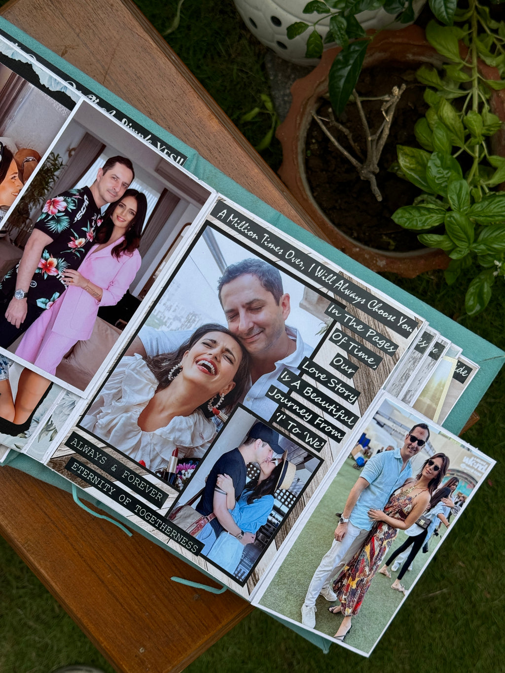 Family memory book- White Wedding