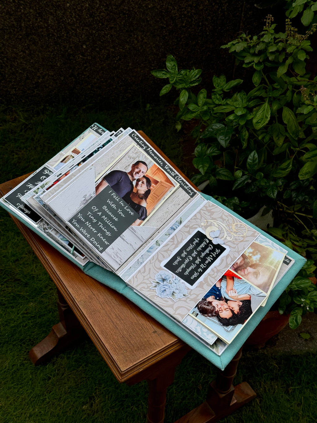 Family memory book- White Wedding