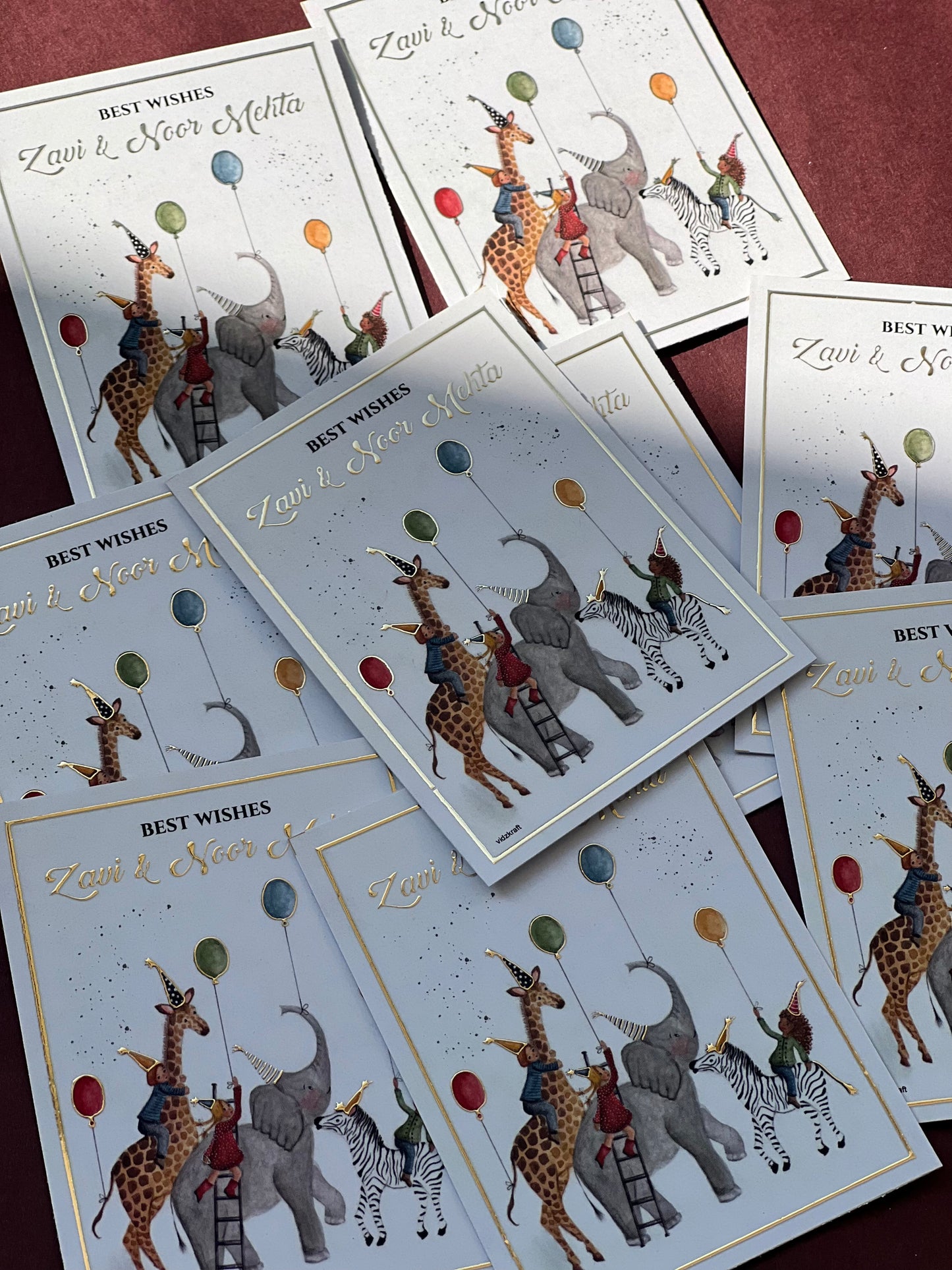 Animal Party Gold Foil