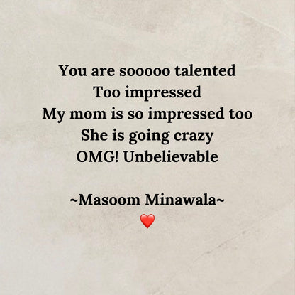 Massoom Minawala Couple Album