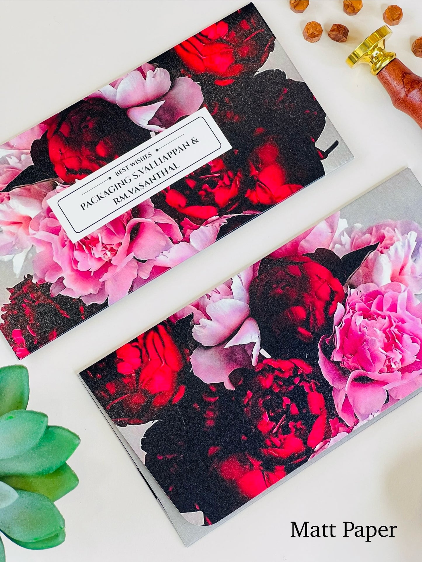 Red Pink Peonies