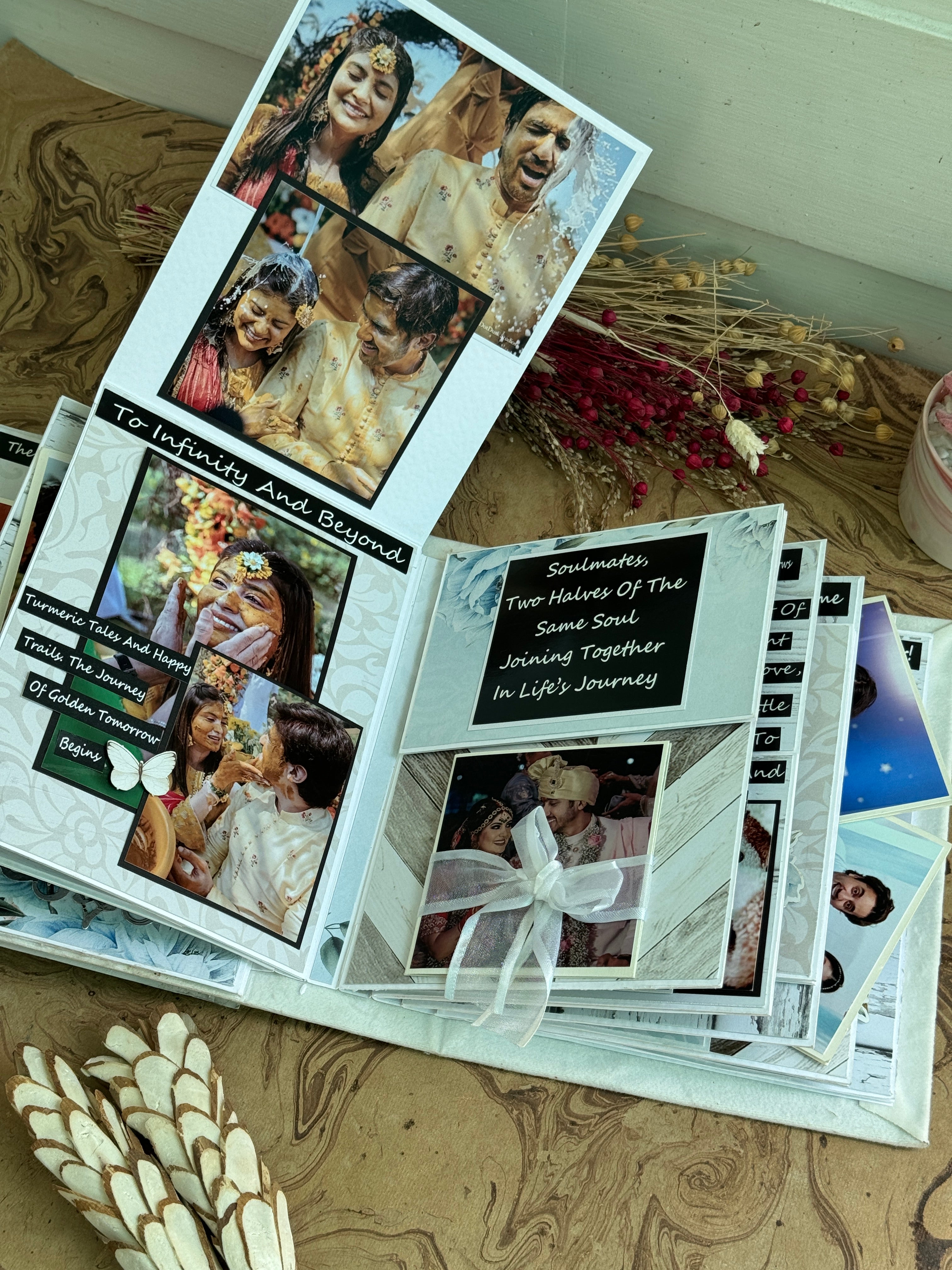 Family Photo Book- White Wedding