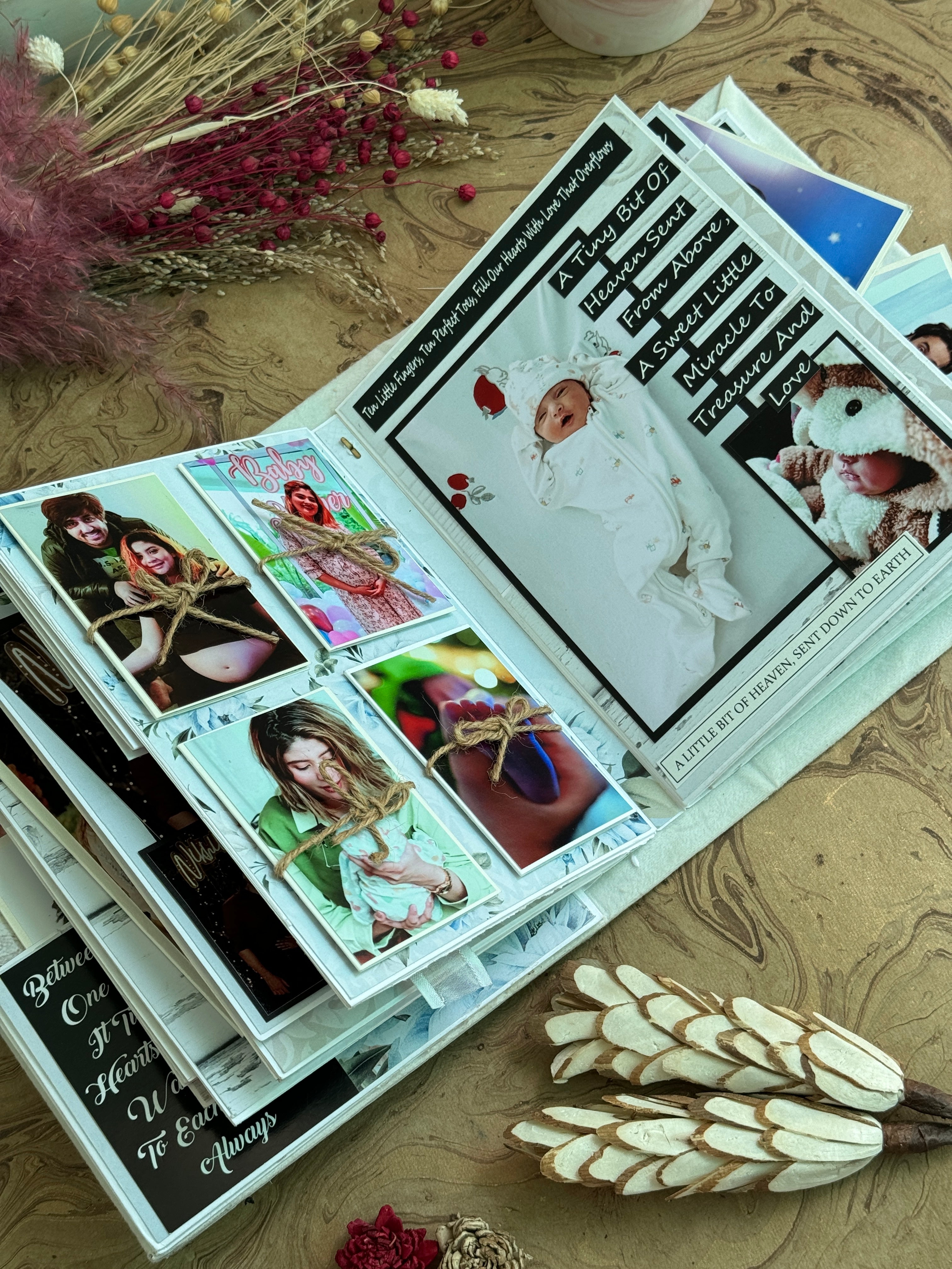 Family Photo Book- White Wedding