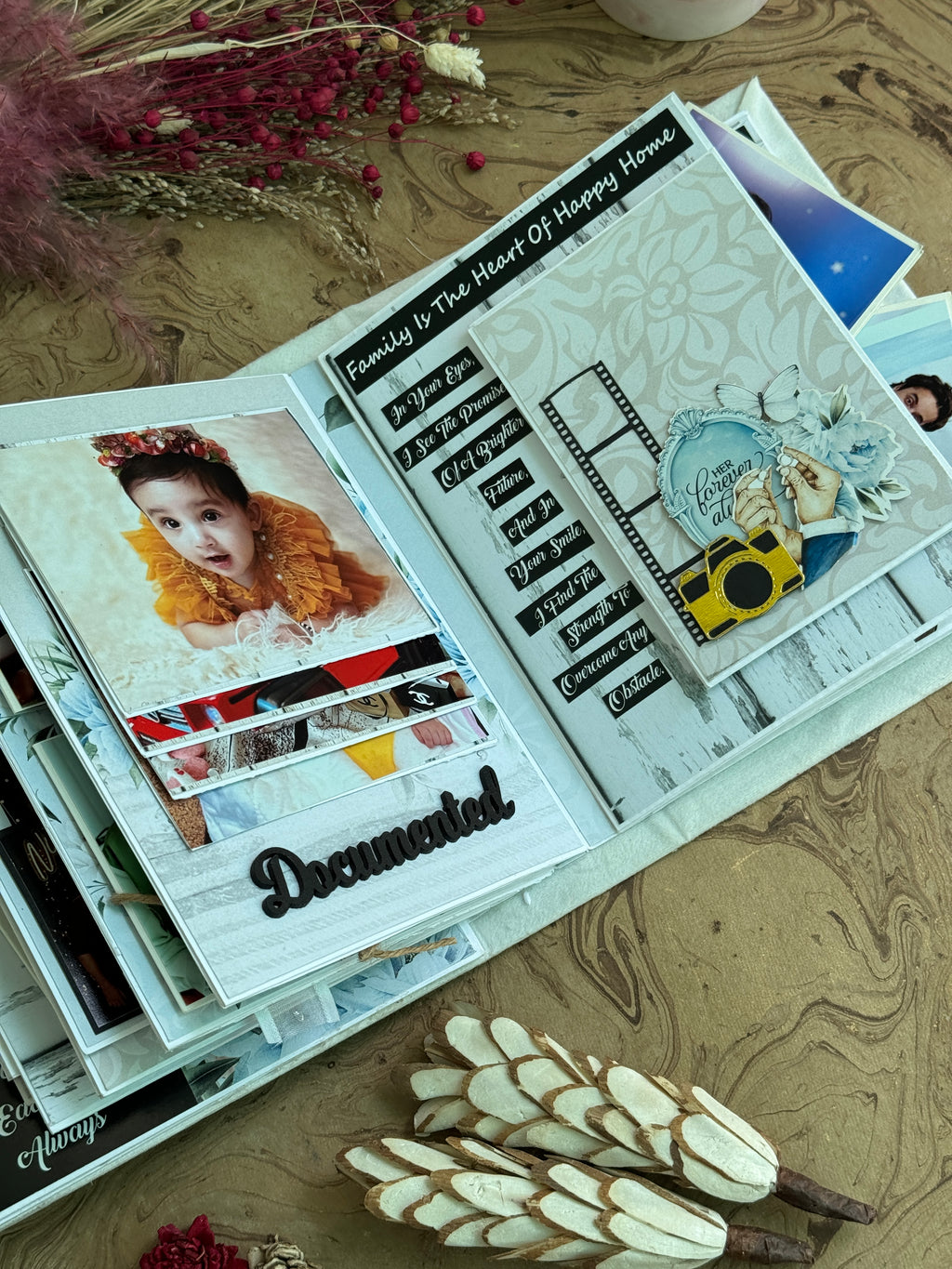 Family Photo Book- White Wedding