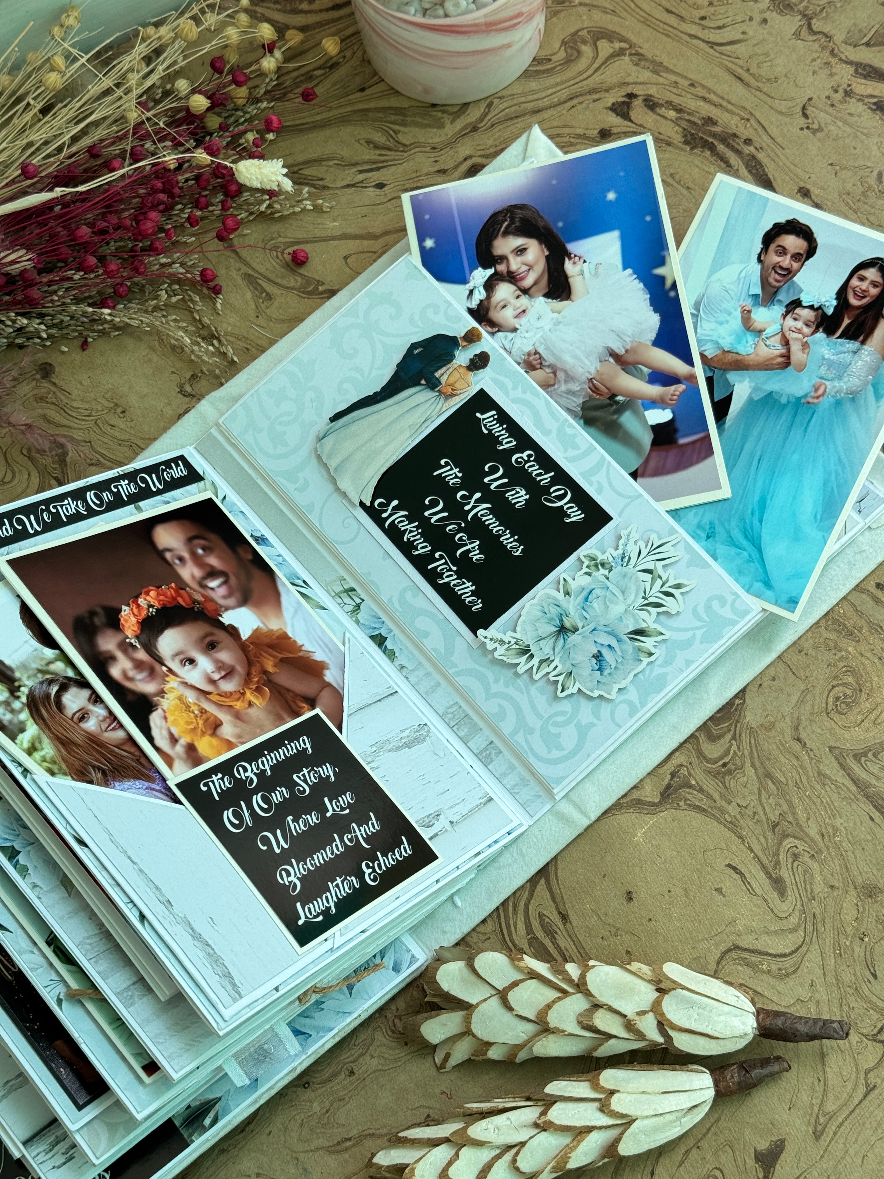 Family Photo Book- White Wedding