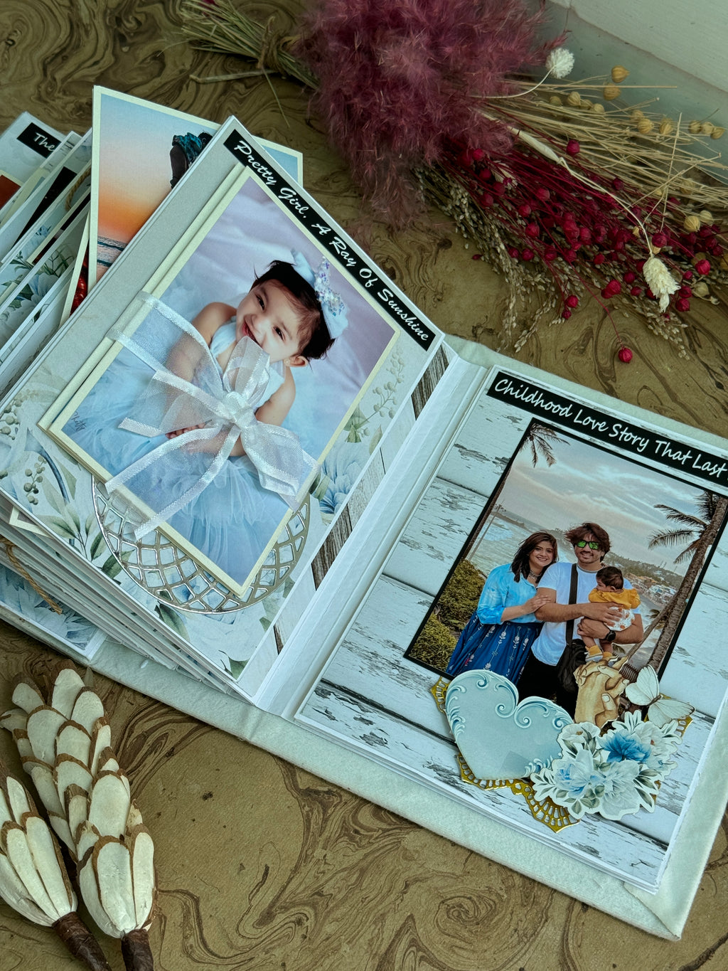 Family Photo Book- White Wedding