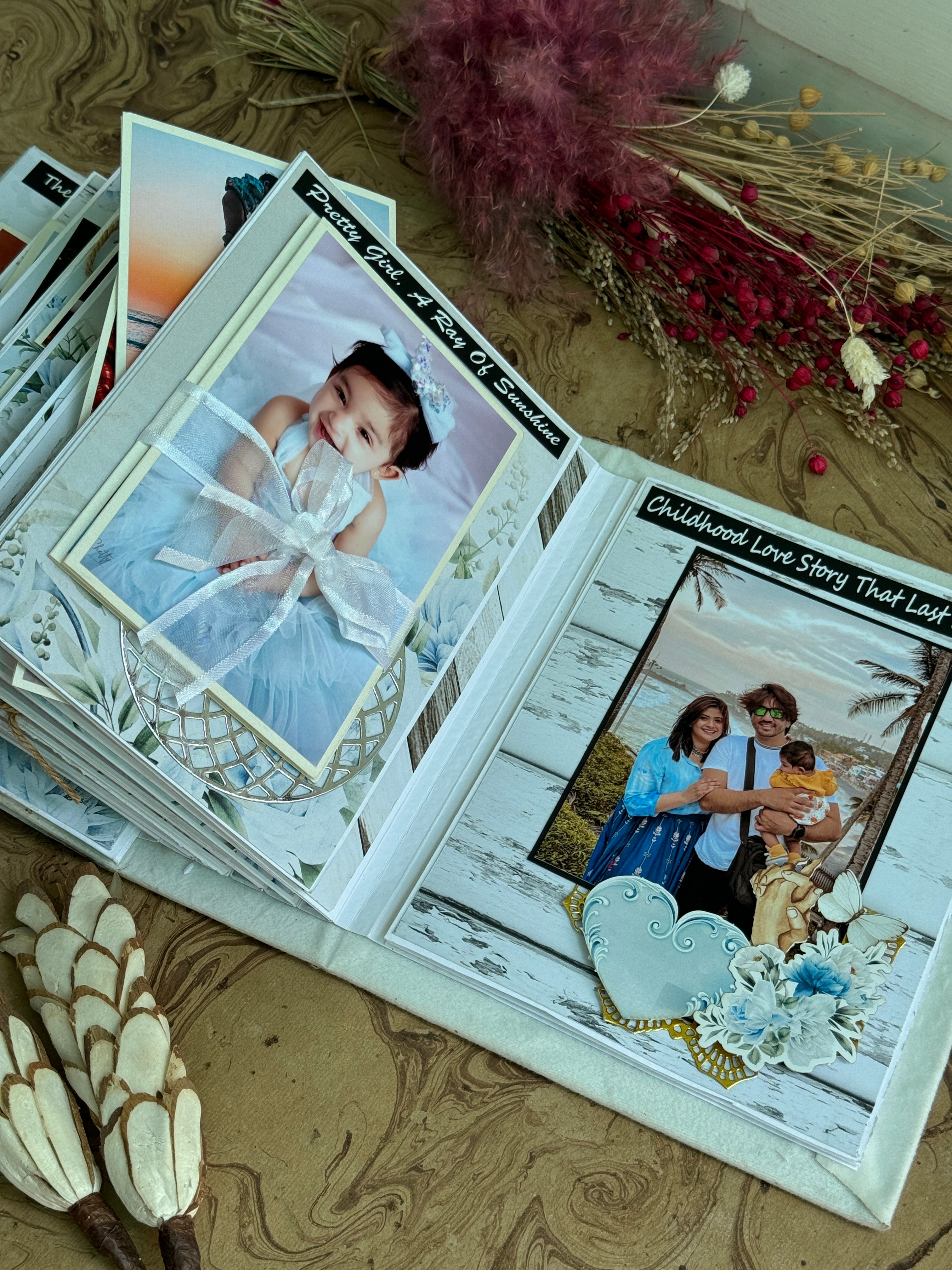 Family Photo Book- White Wedding