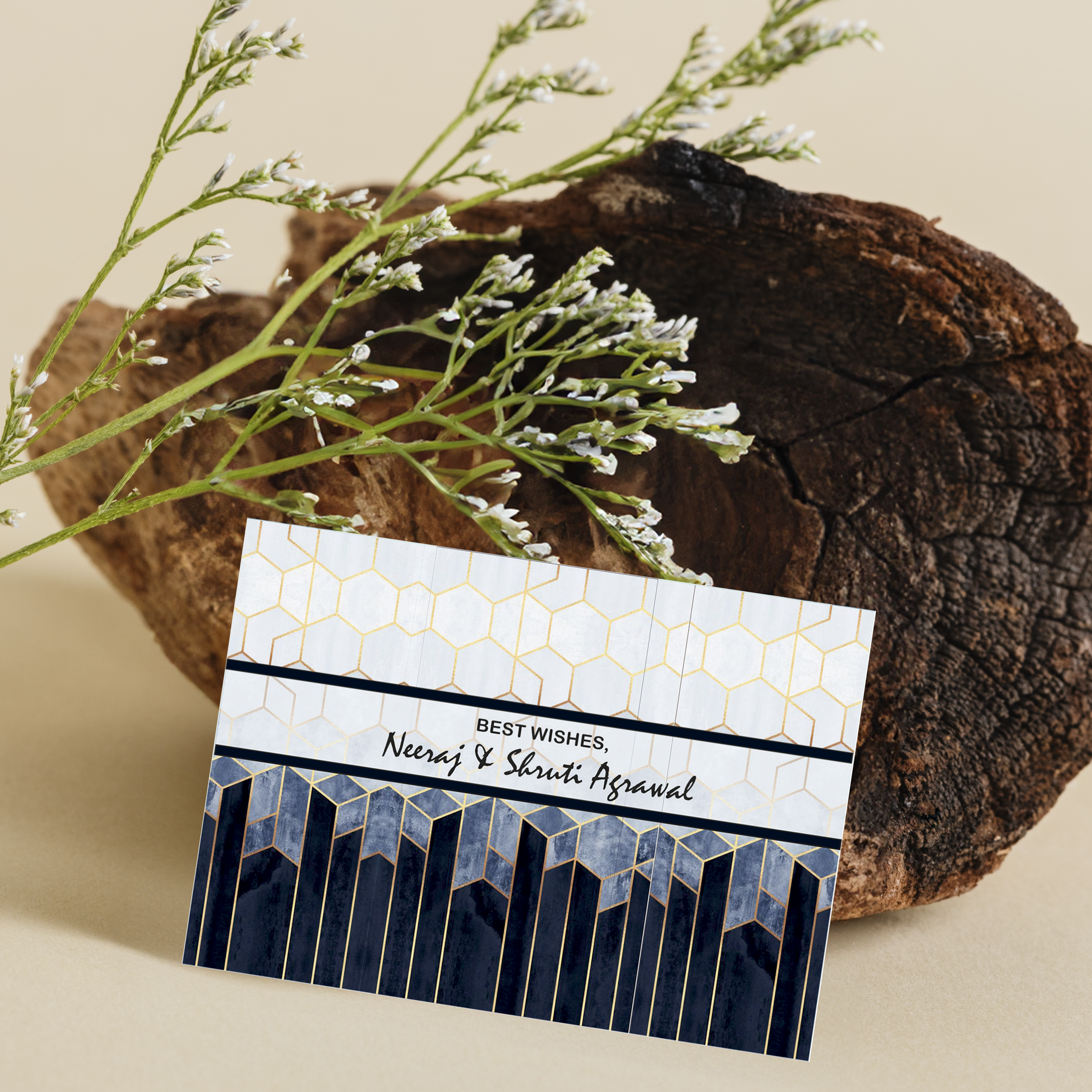 Personalised Gift Tag-Linen Lines