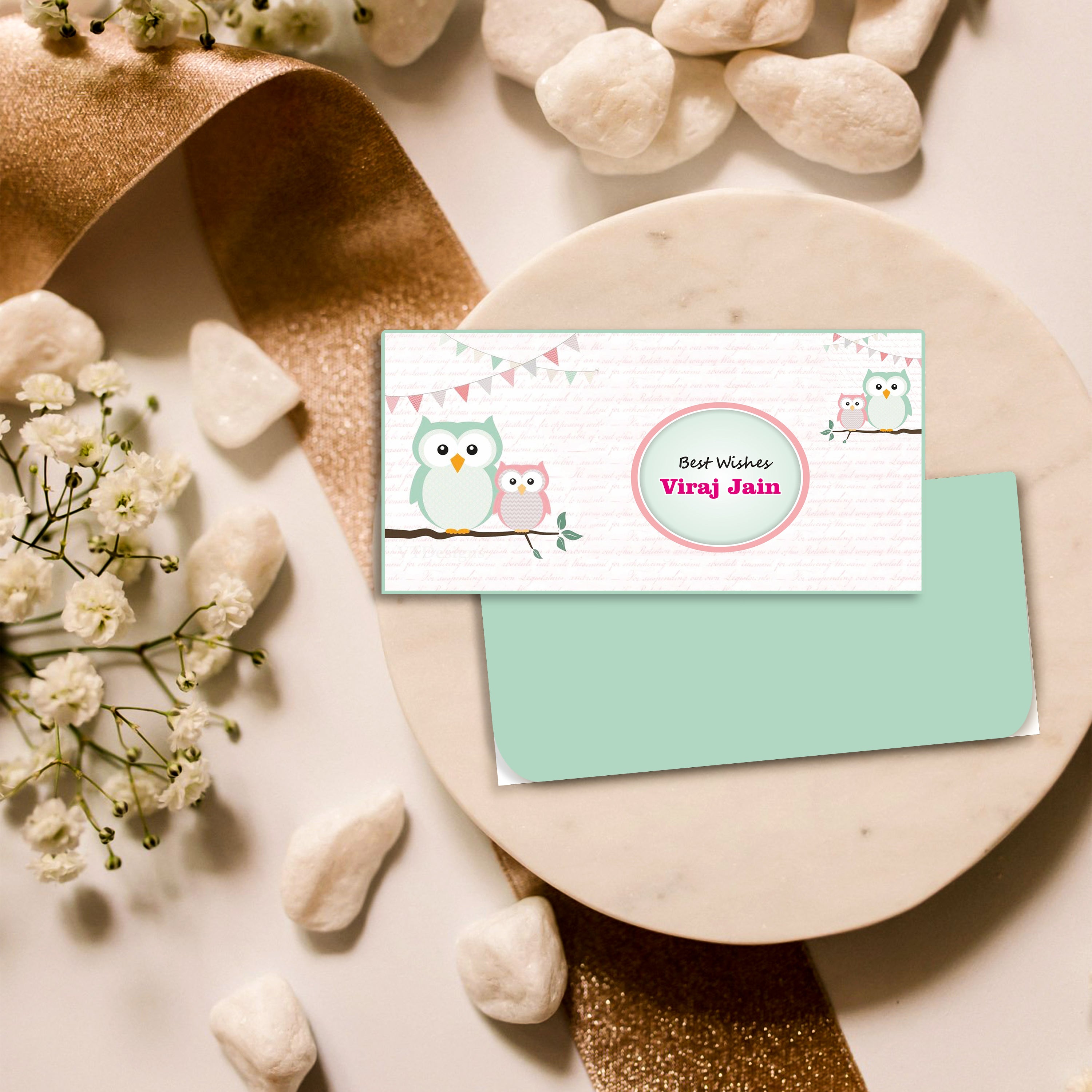 Money Envelope Little Owl