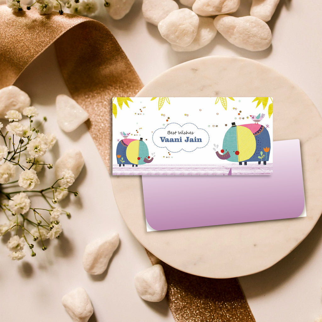 Money Envelope Animated Elephant
