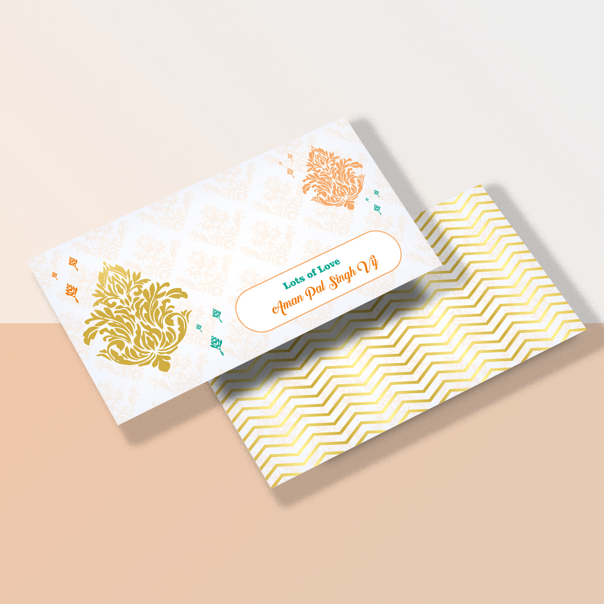 Wedding Money Envelope Ornate