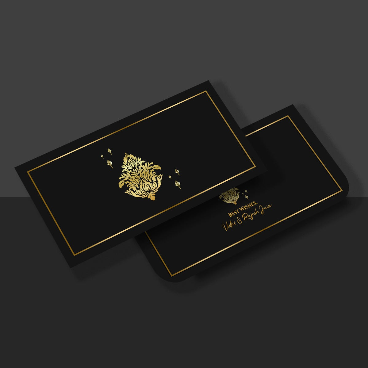 Premium Gold Foil Money Envelope Lotus