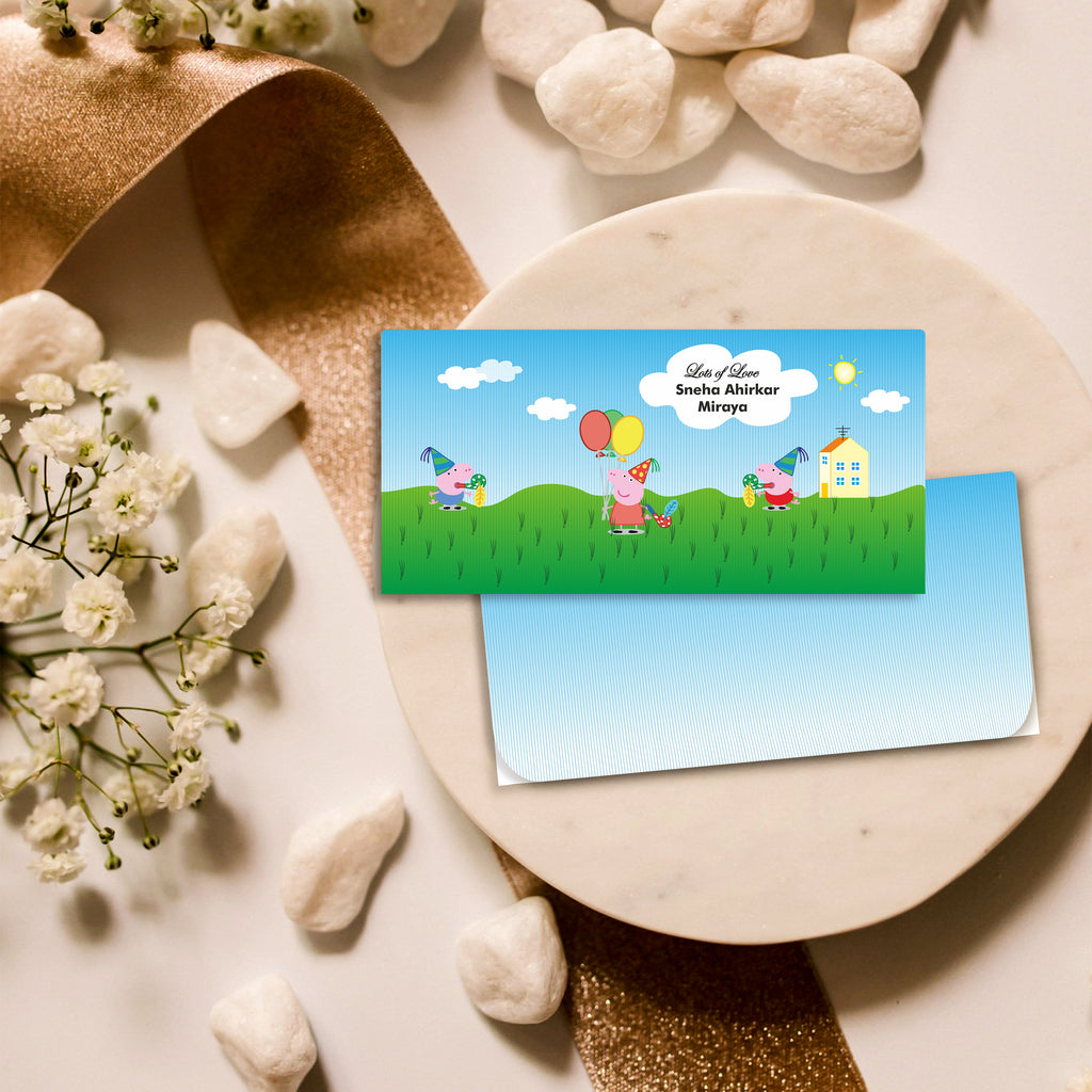 Money Envelope Peppa Pig