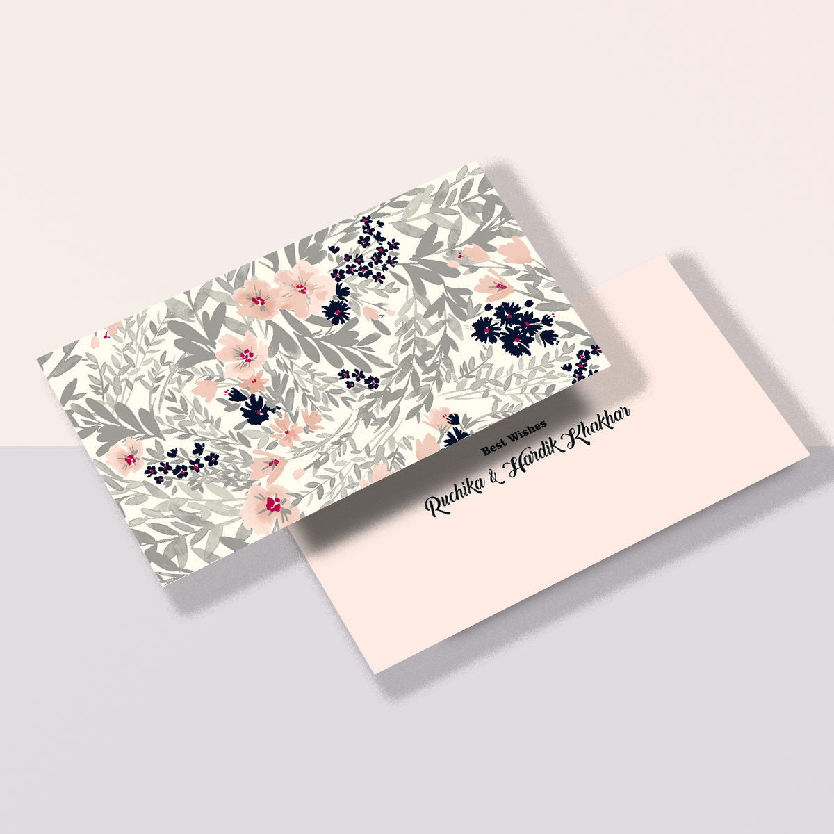 Custom Money Envelope Petal Print