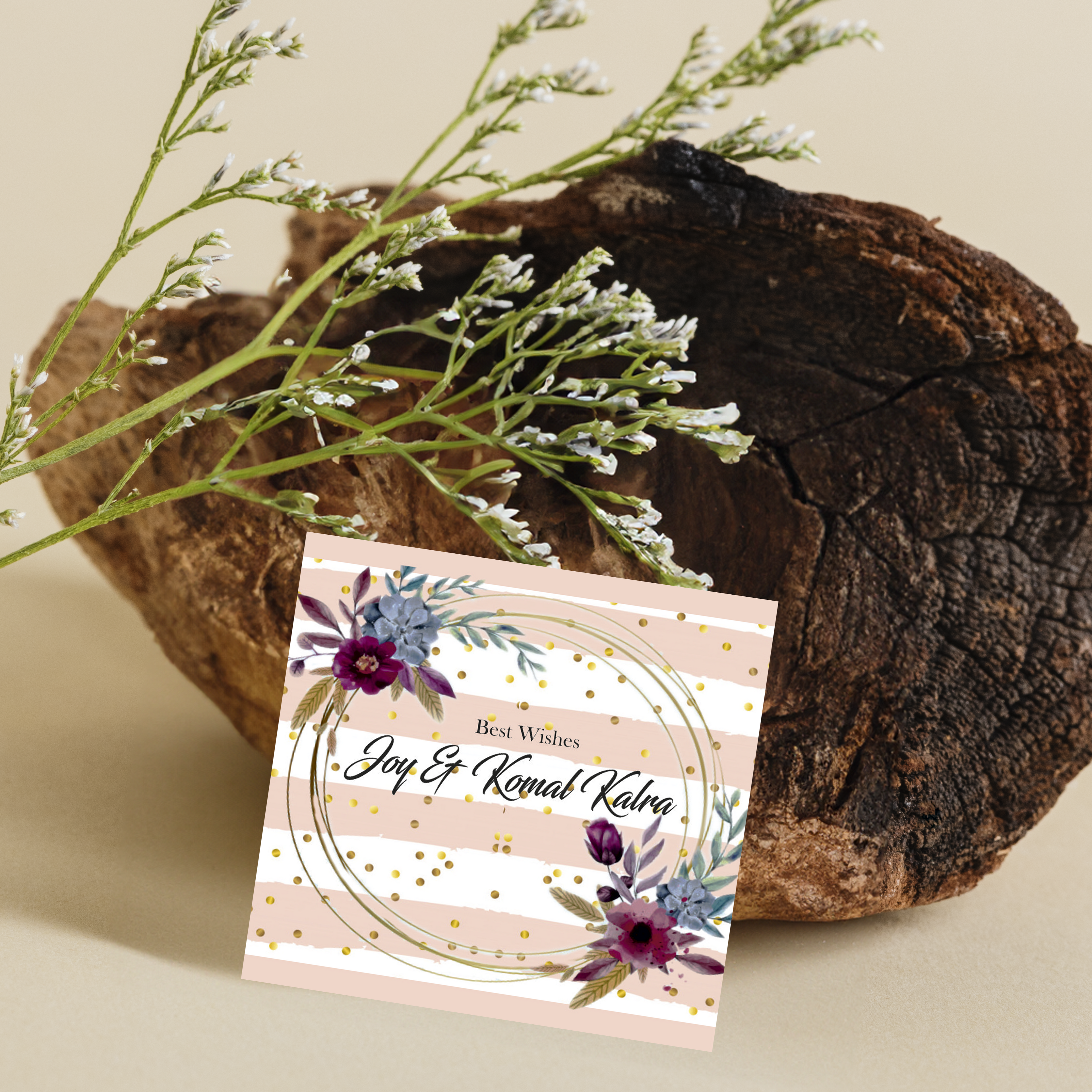 Premium Gift Tag- Pink Delight