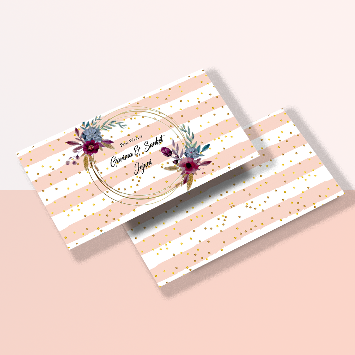 Personalised Money Envelope Pink Delight