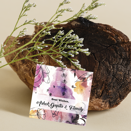 Premium Gift Tag- Pink Whisper
