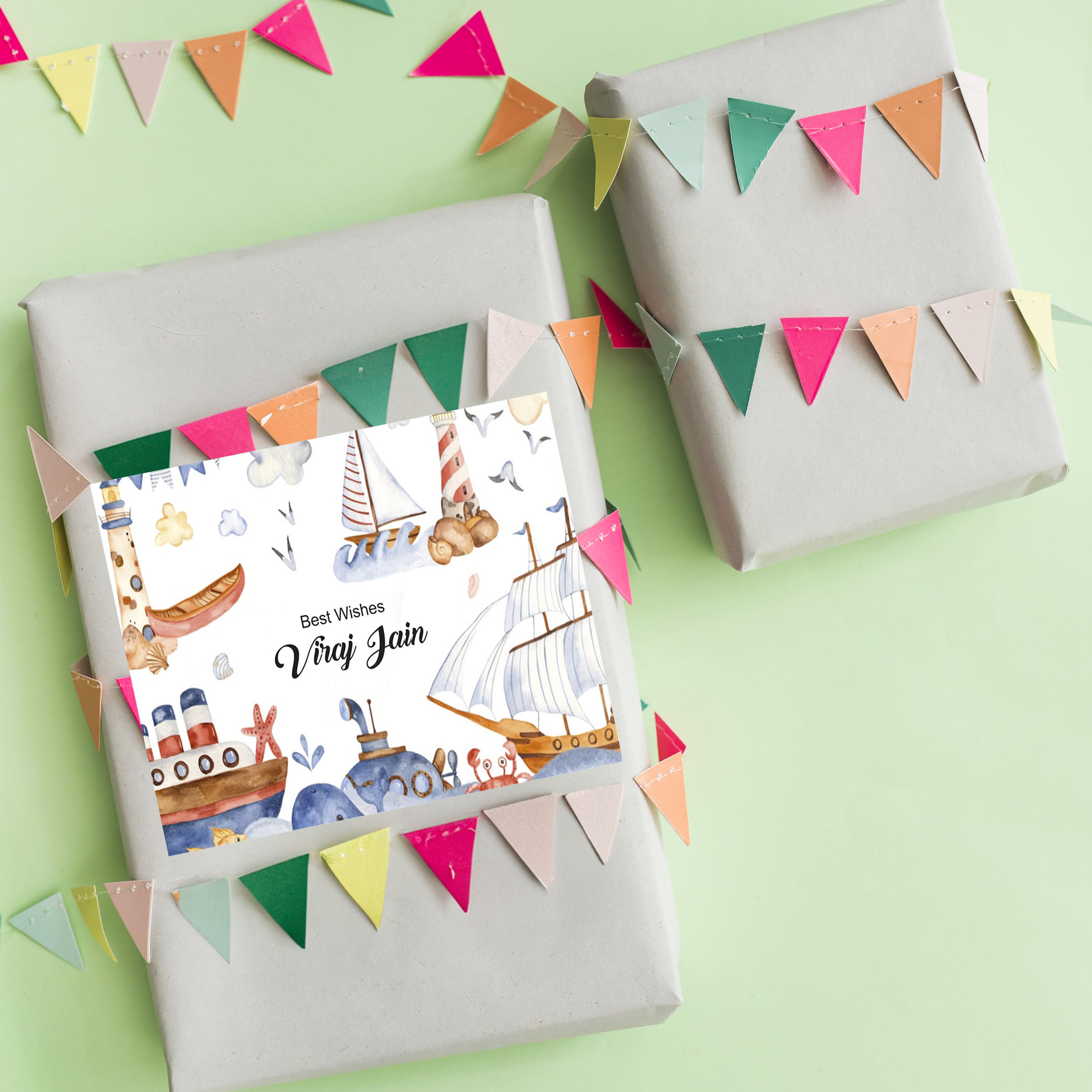 Personalised Gift Tag- Ship