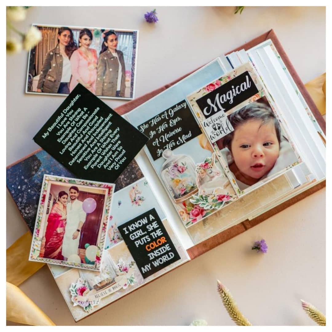 Baby Record Book- Unicorn Theme