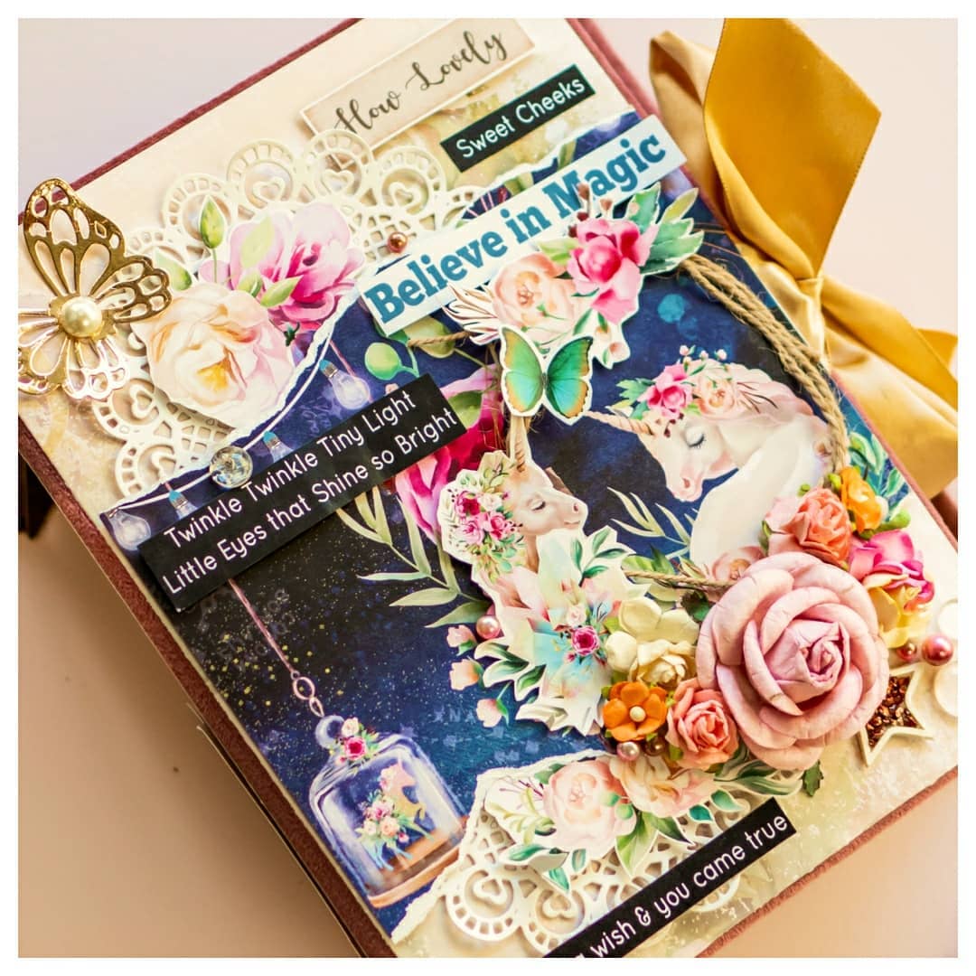 Baby Record Book- Unicorn Theme