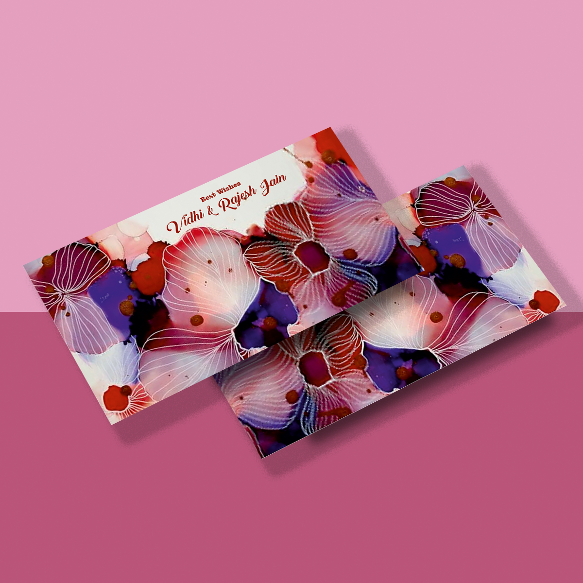 Custom Money Envelope Soft Floral