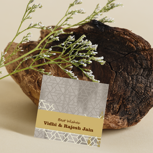 Premium Gift Tag -Subtle Grey