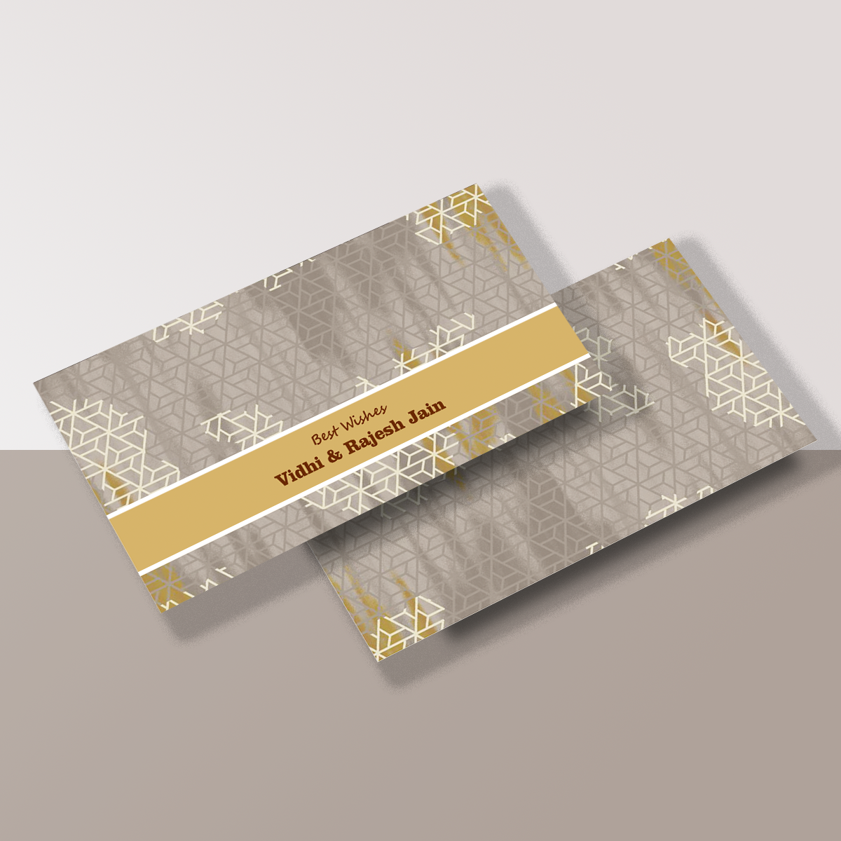 Custom Money Envelope Subtle Grey