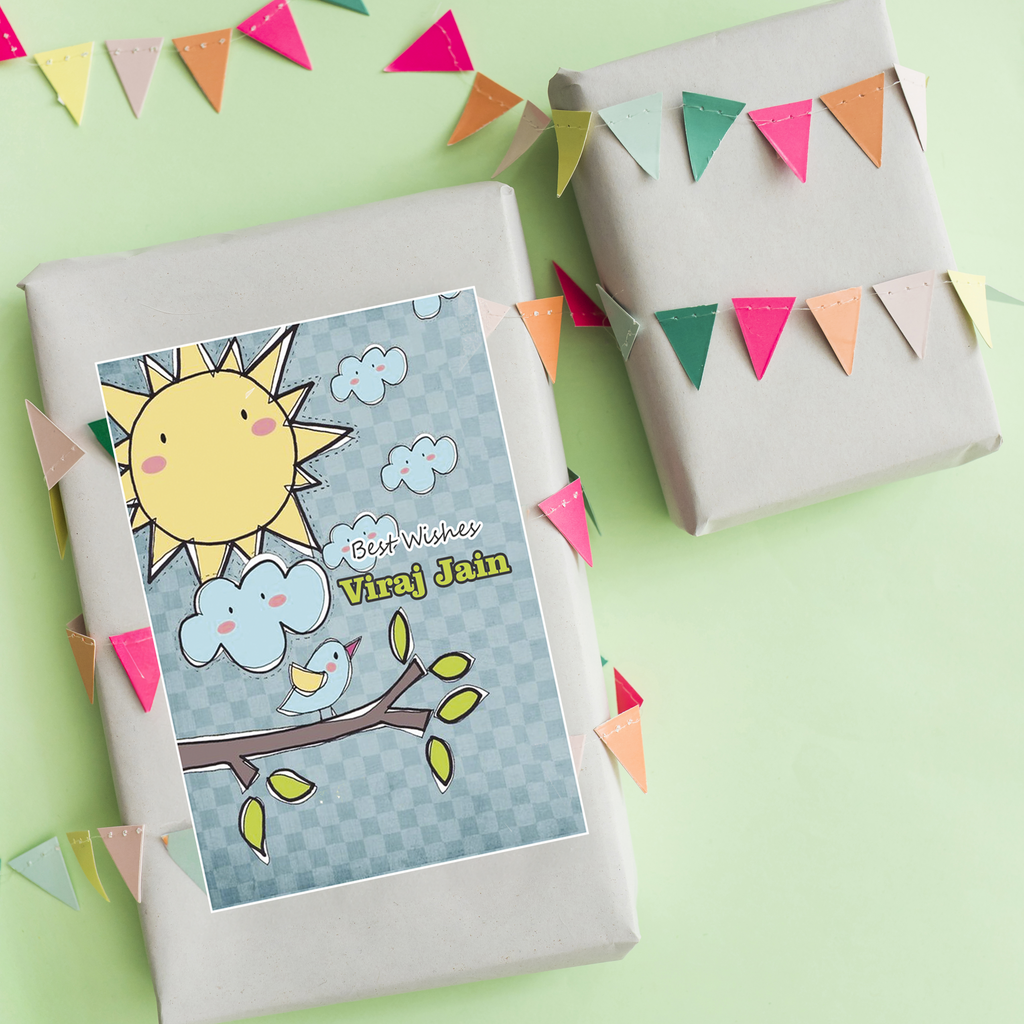 Customised Kids Money Envelope Sunbird