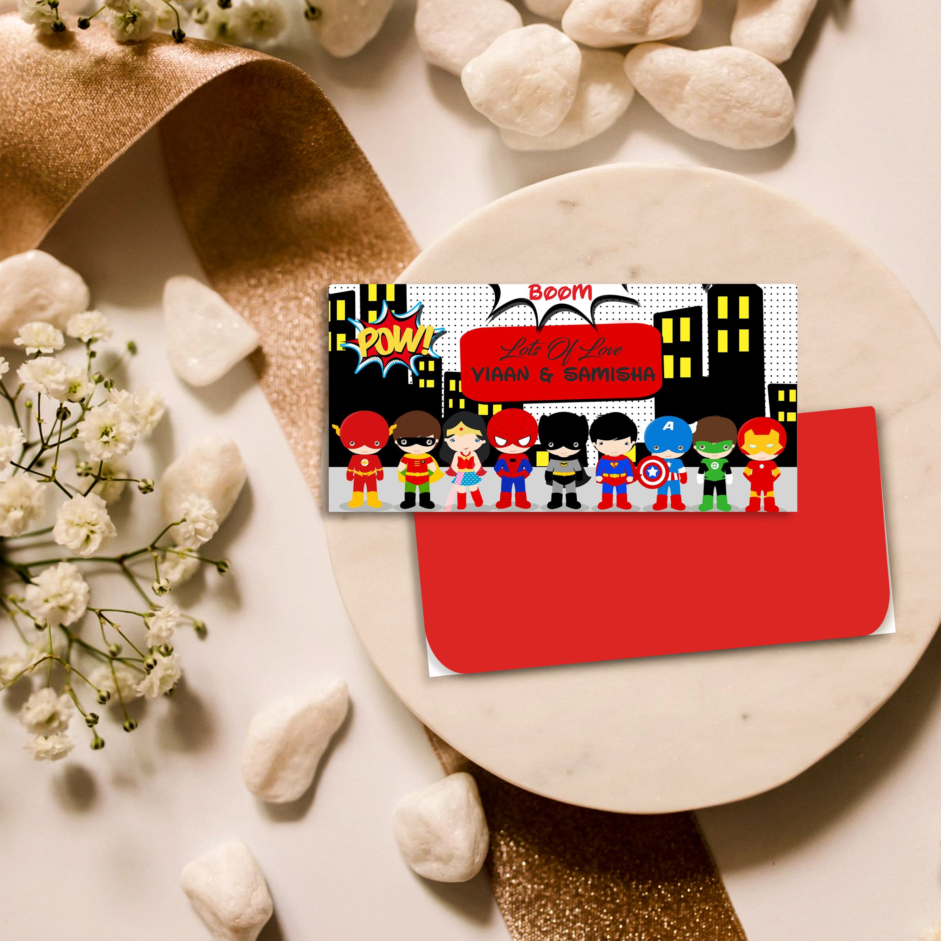 Kids Money Envelope for Gifting SuperHero