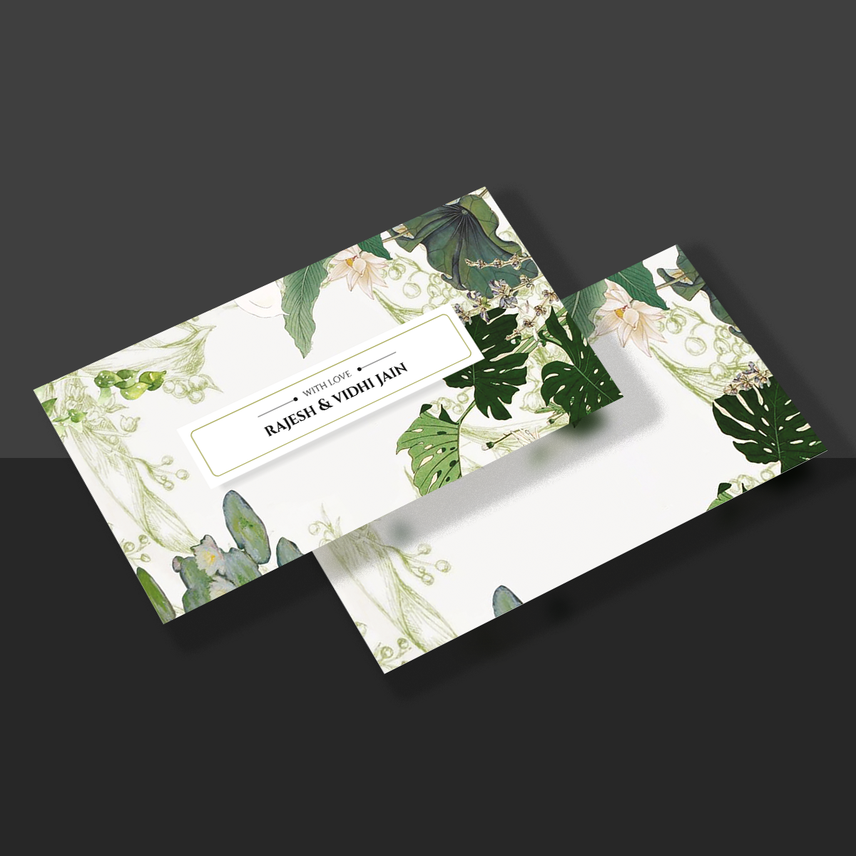 Personalised Money Envelope Tropical