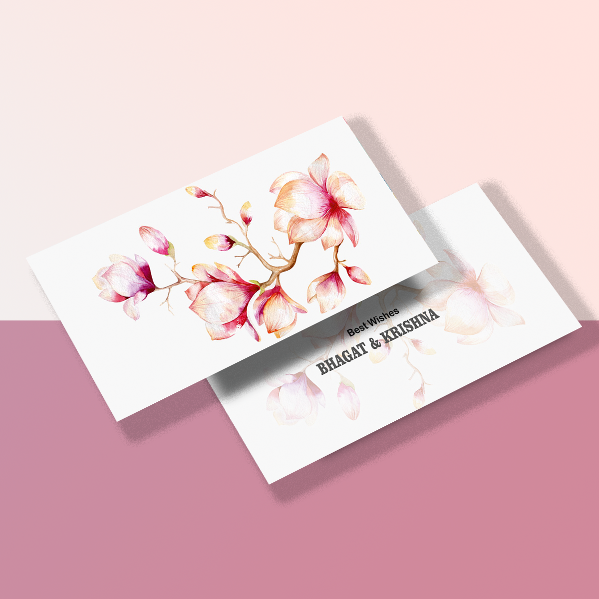 Money Envelope for Gifting White Pink
