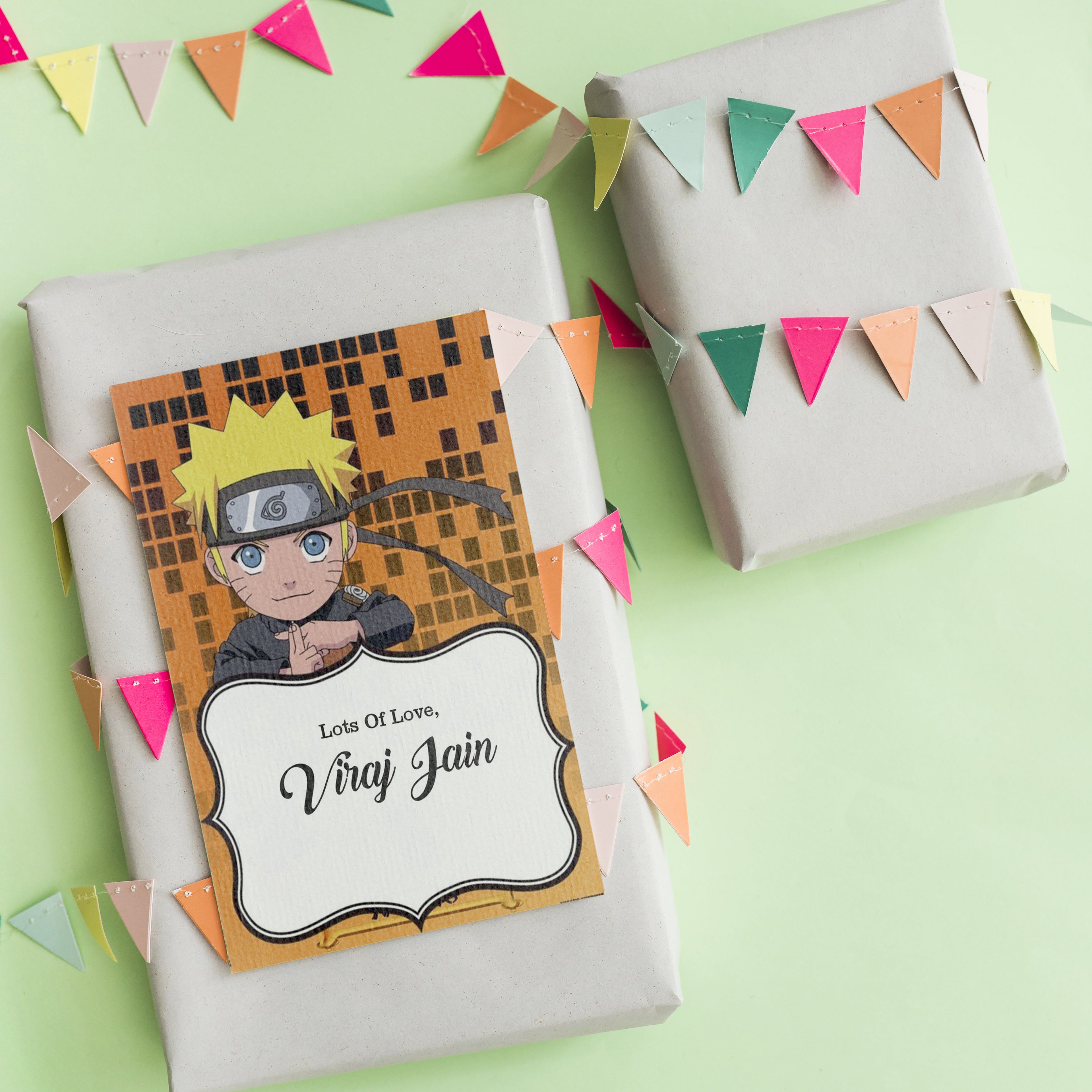 Personalised Gift Tag - Naruto Theme