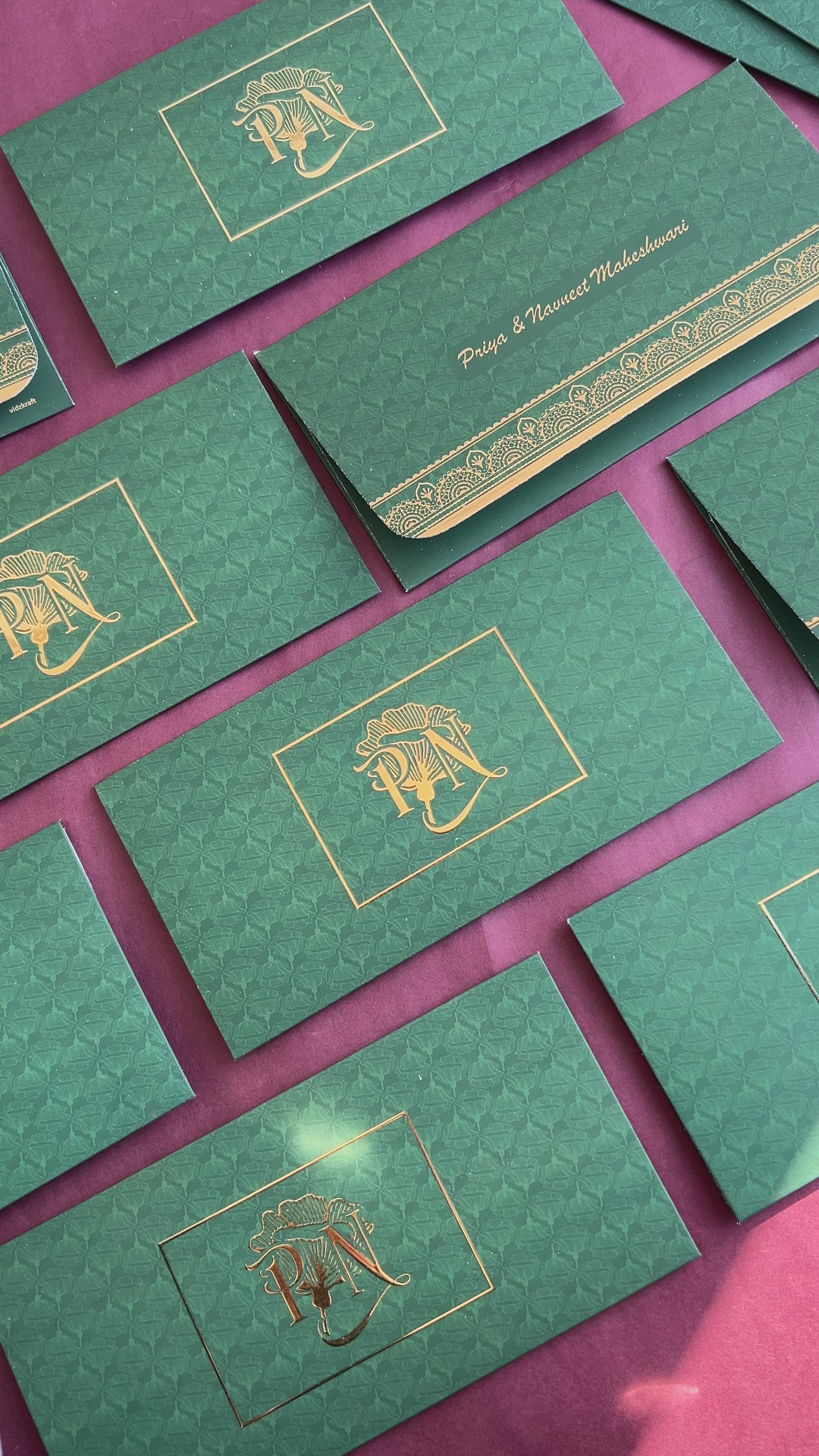 Money Envelope Royal Green