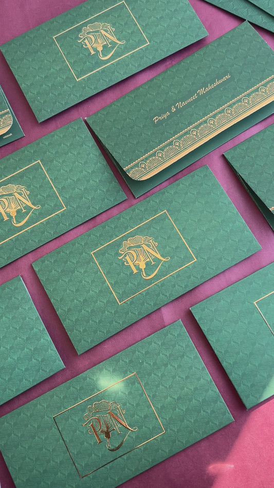 Money Envelope Royal Green