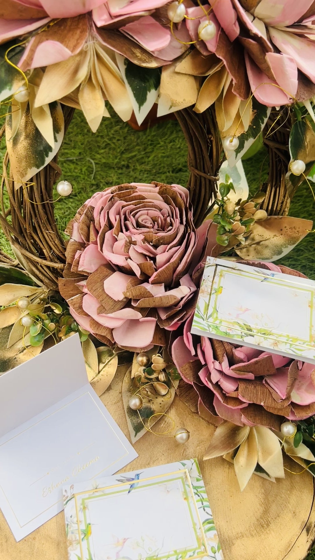 Folding Notecards Garden Florals