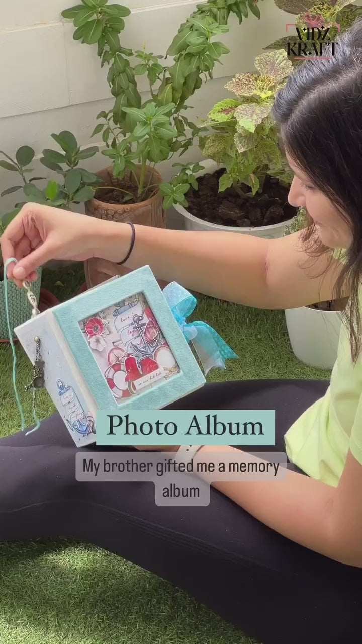 Friends Memory Book- Blue Border