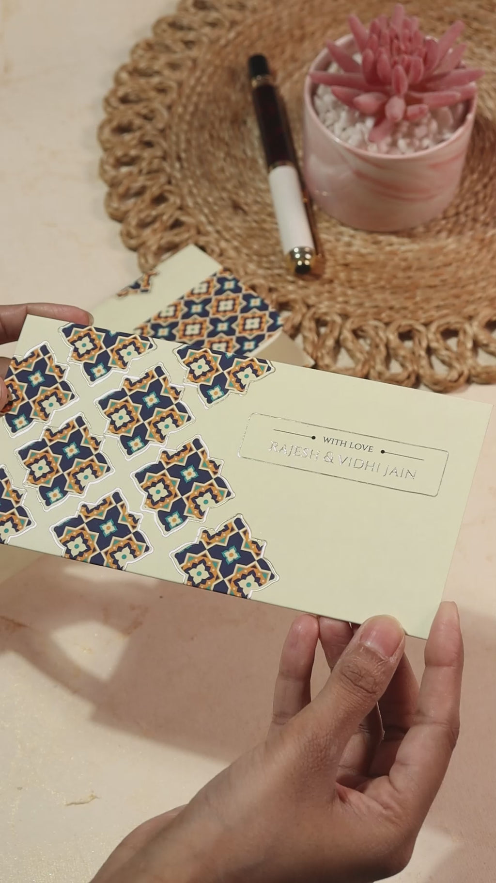 Shagun Money Envelope Decorative Art