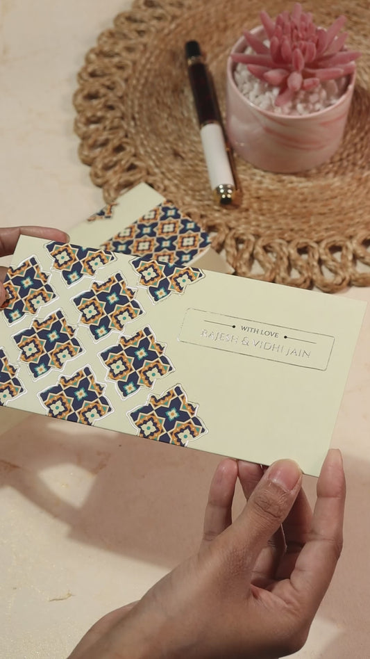 Money Gift Envelope Ajrakh