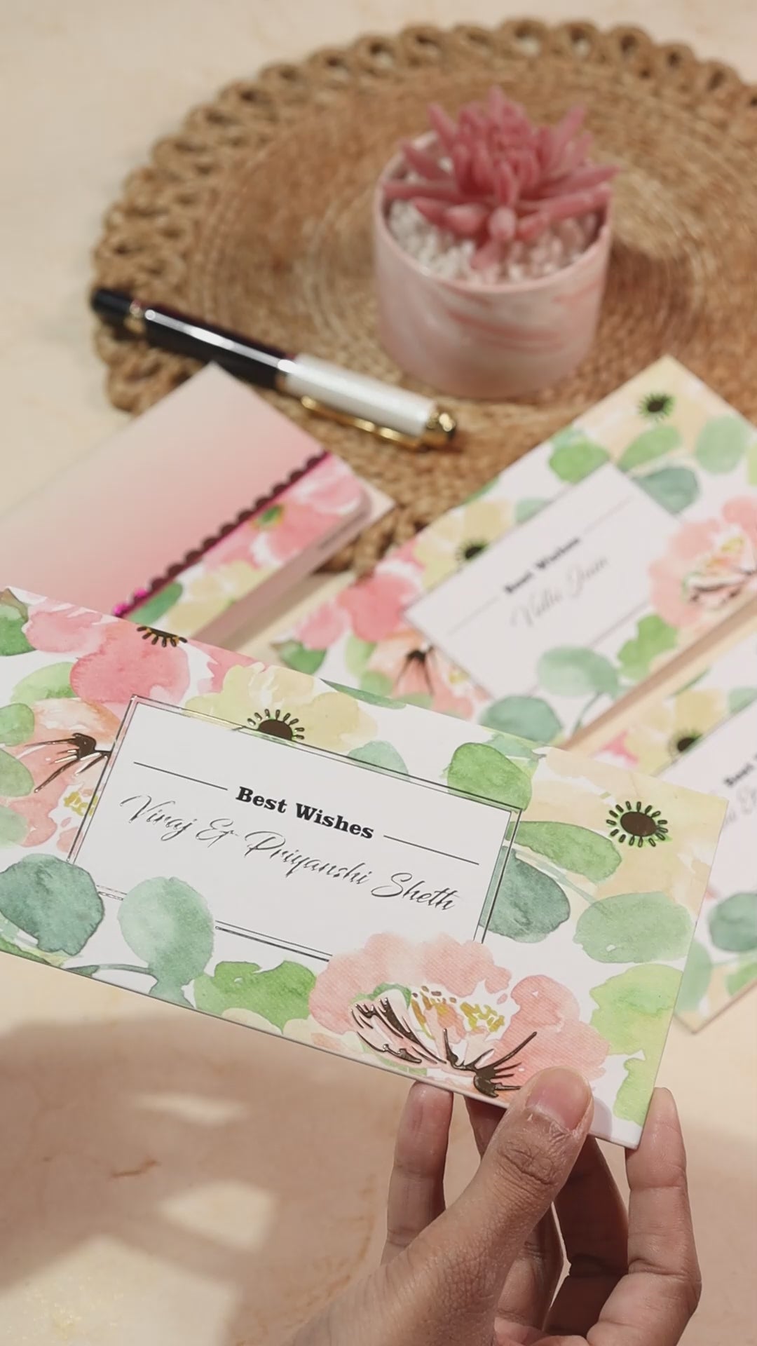 Wedding Money Envelope Blush Horizon
