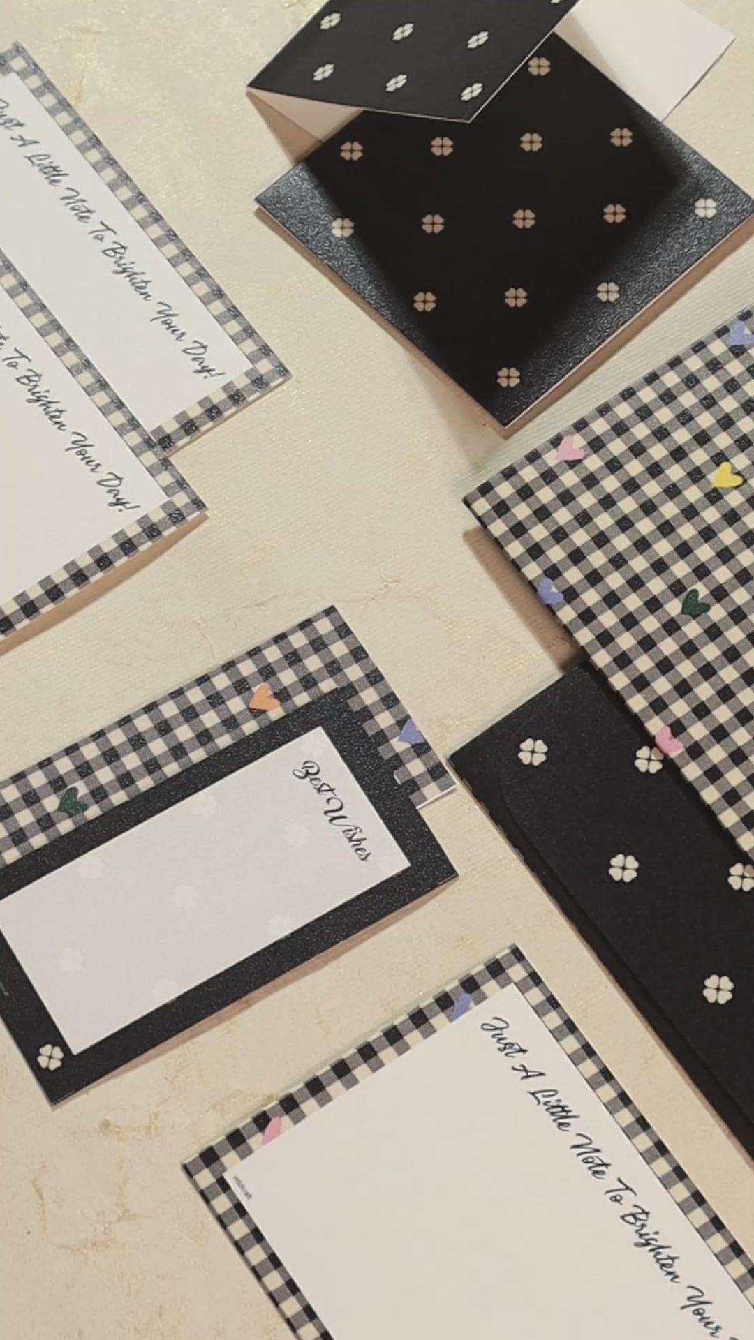 Personalised Money Envelope Chess Hearts